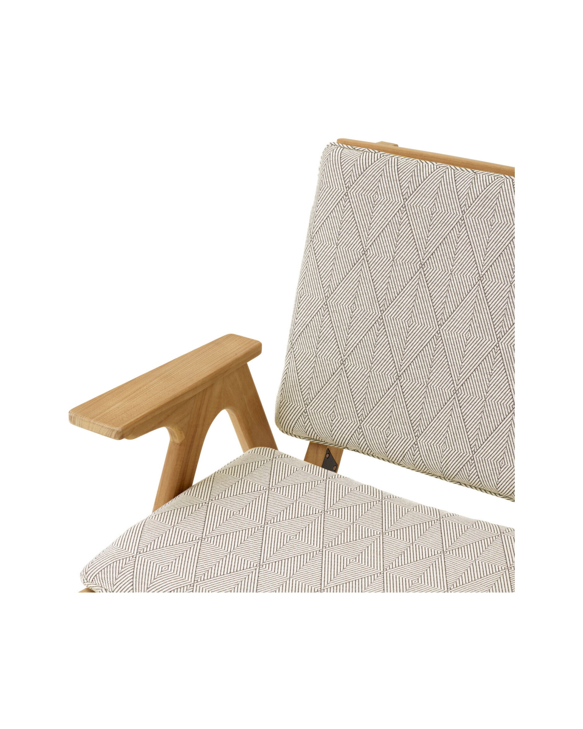 Oceanview fåtølje natural teak