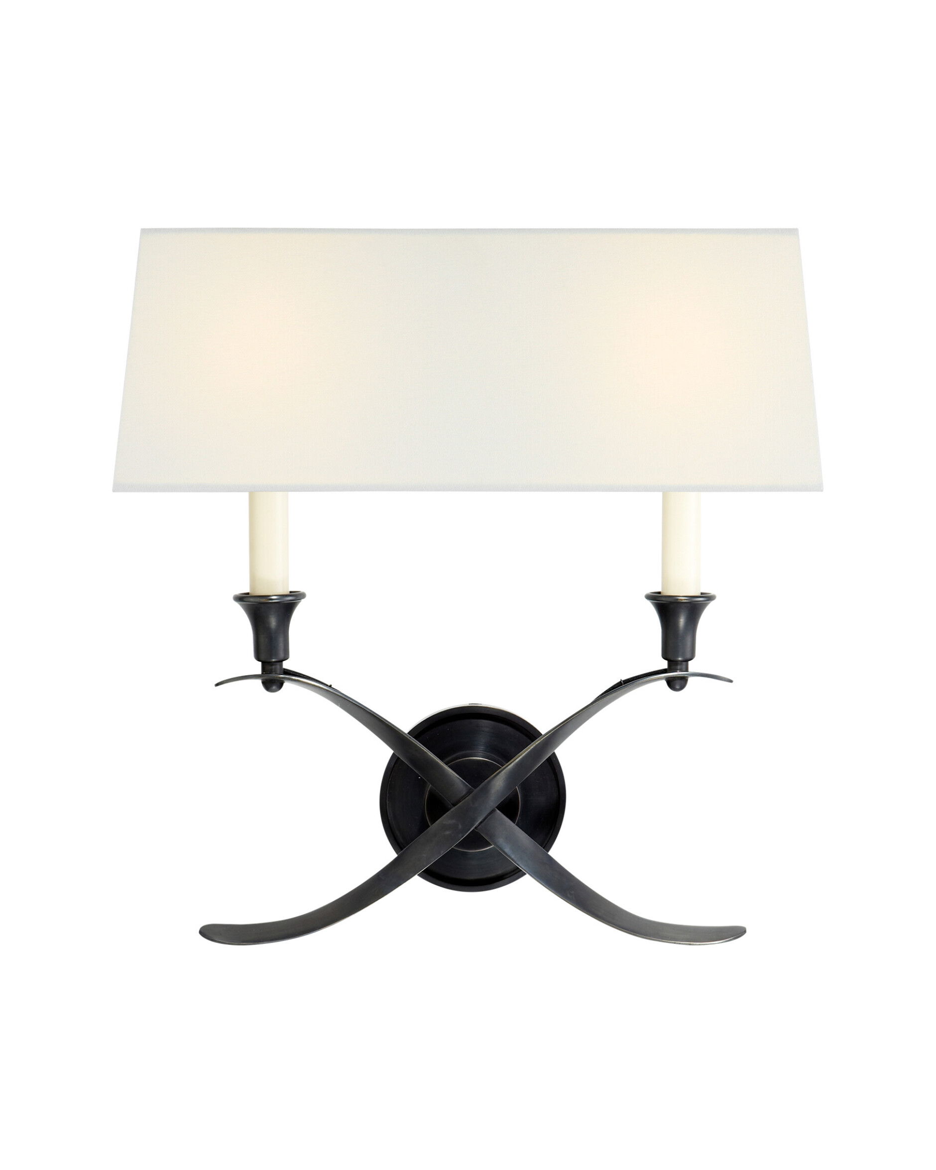 Cross Bouillotte Sconce Bronze Large