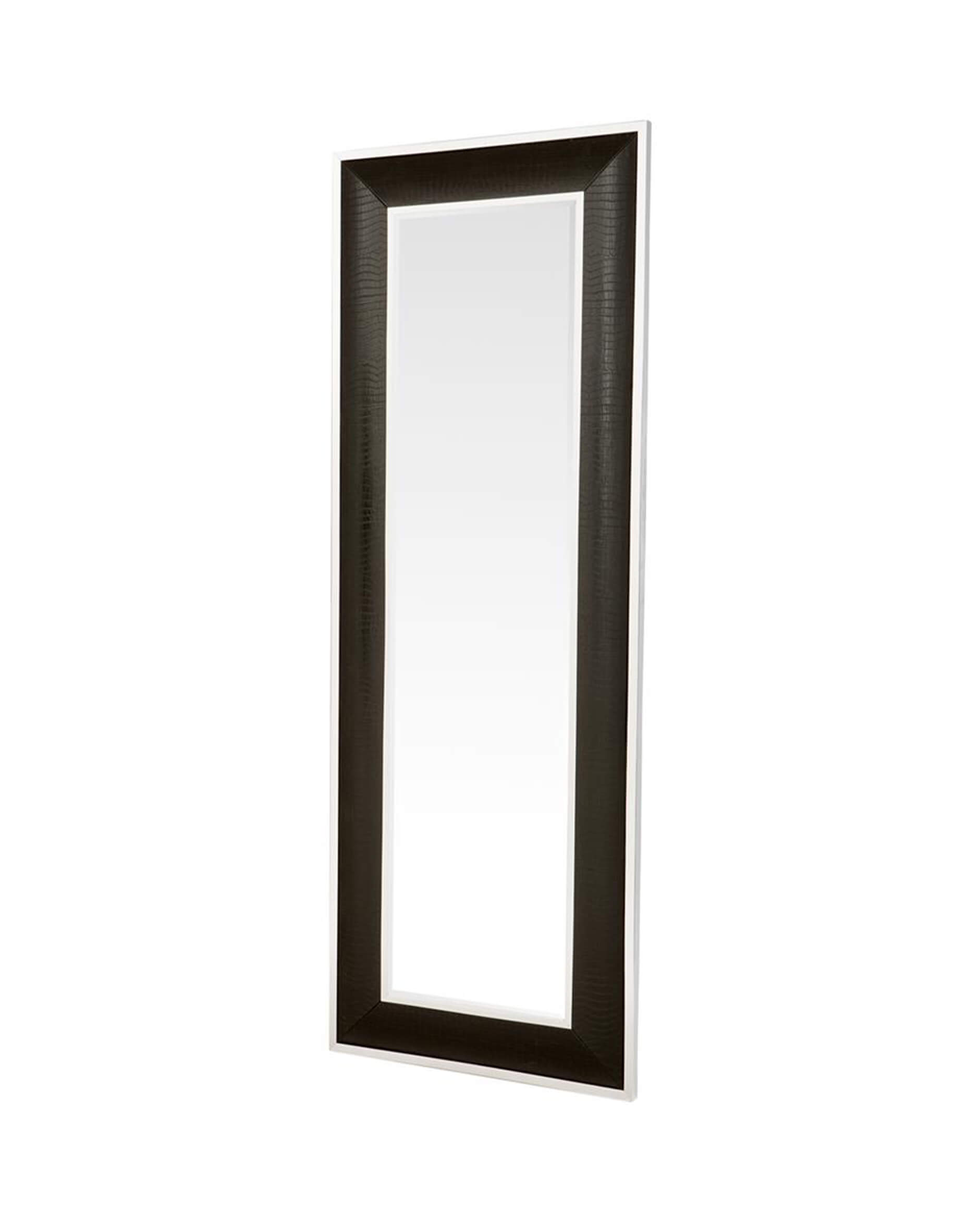 Croco spegel svart OUTLET