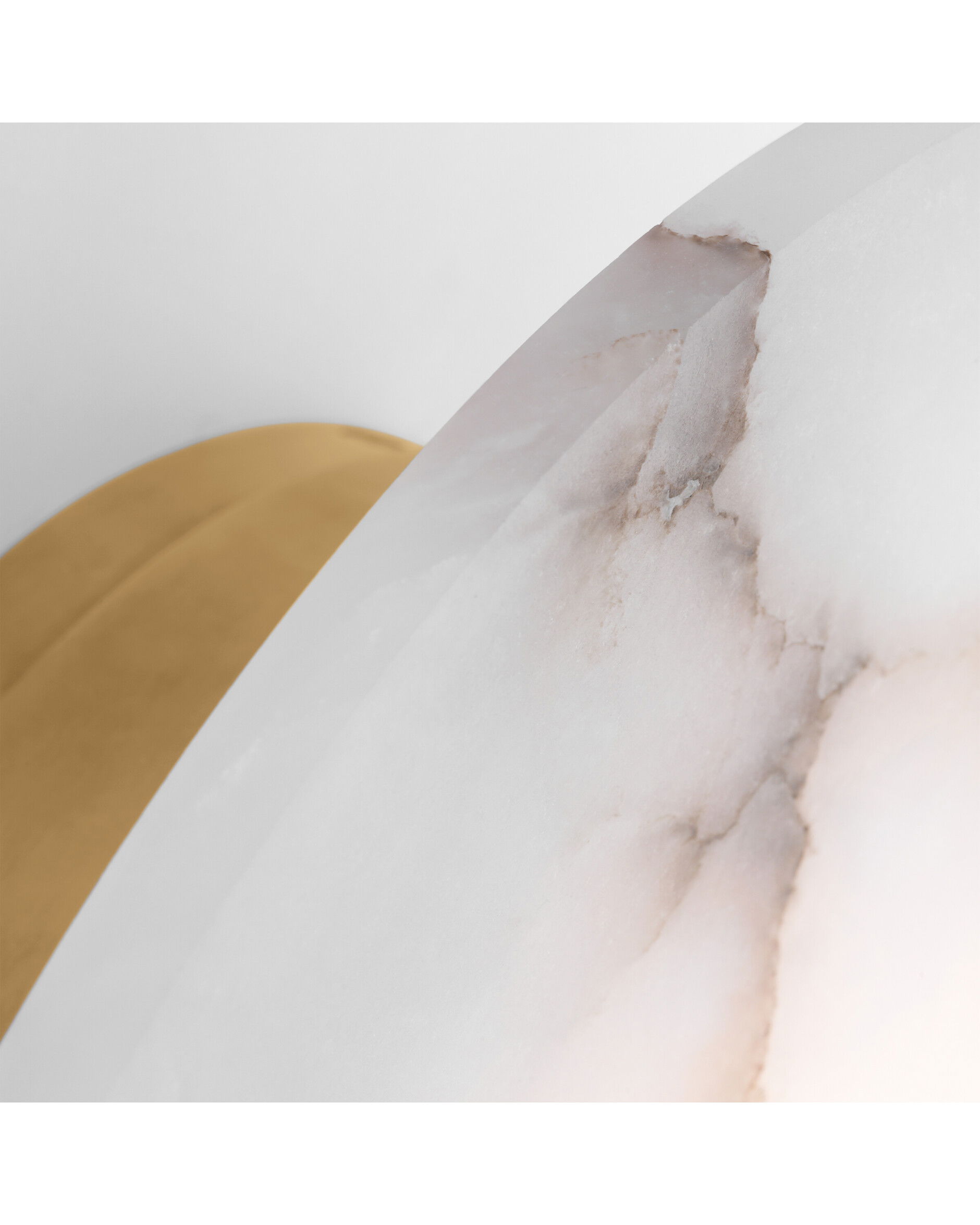 Melange 13" vägglampa mässing