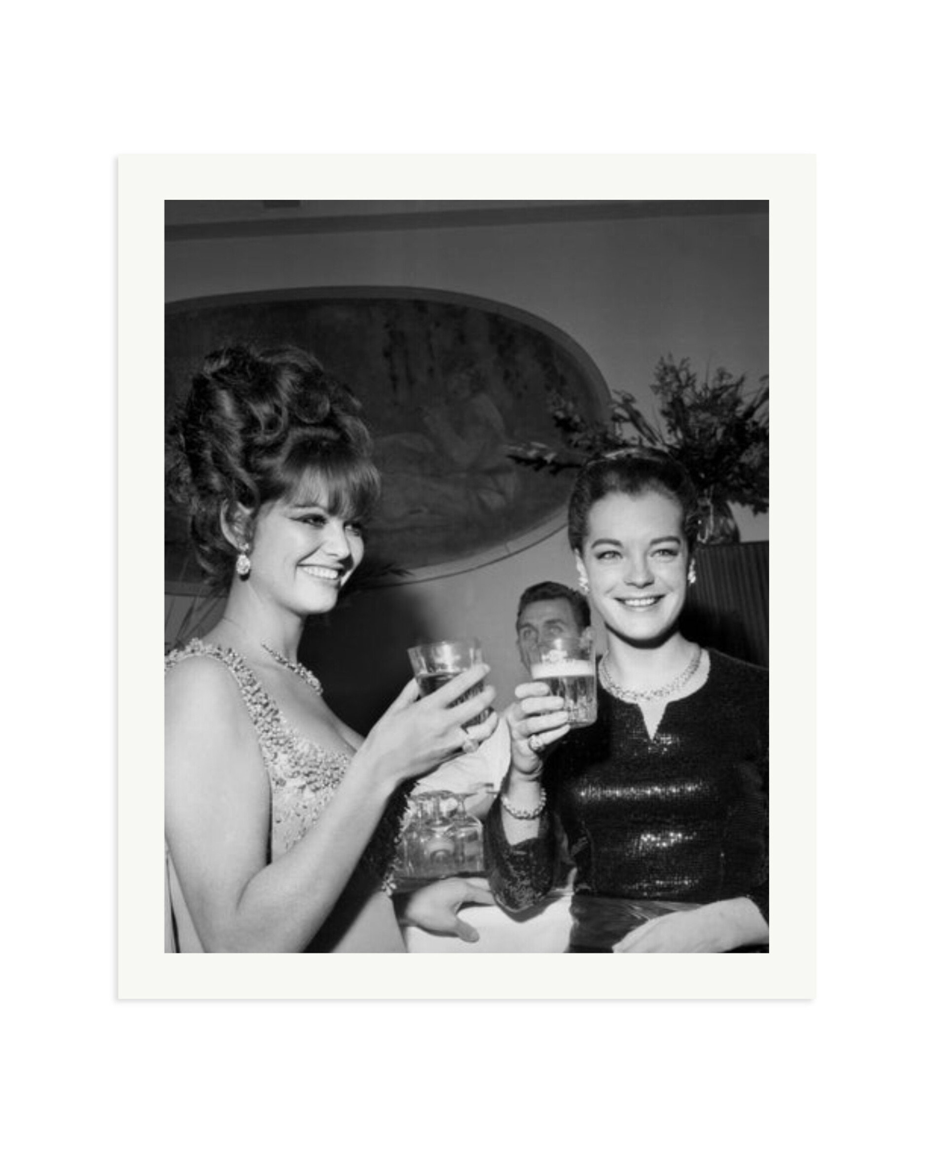 Claudia Cardinale and Romy Schneider Print Only / XXL