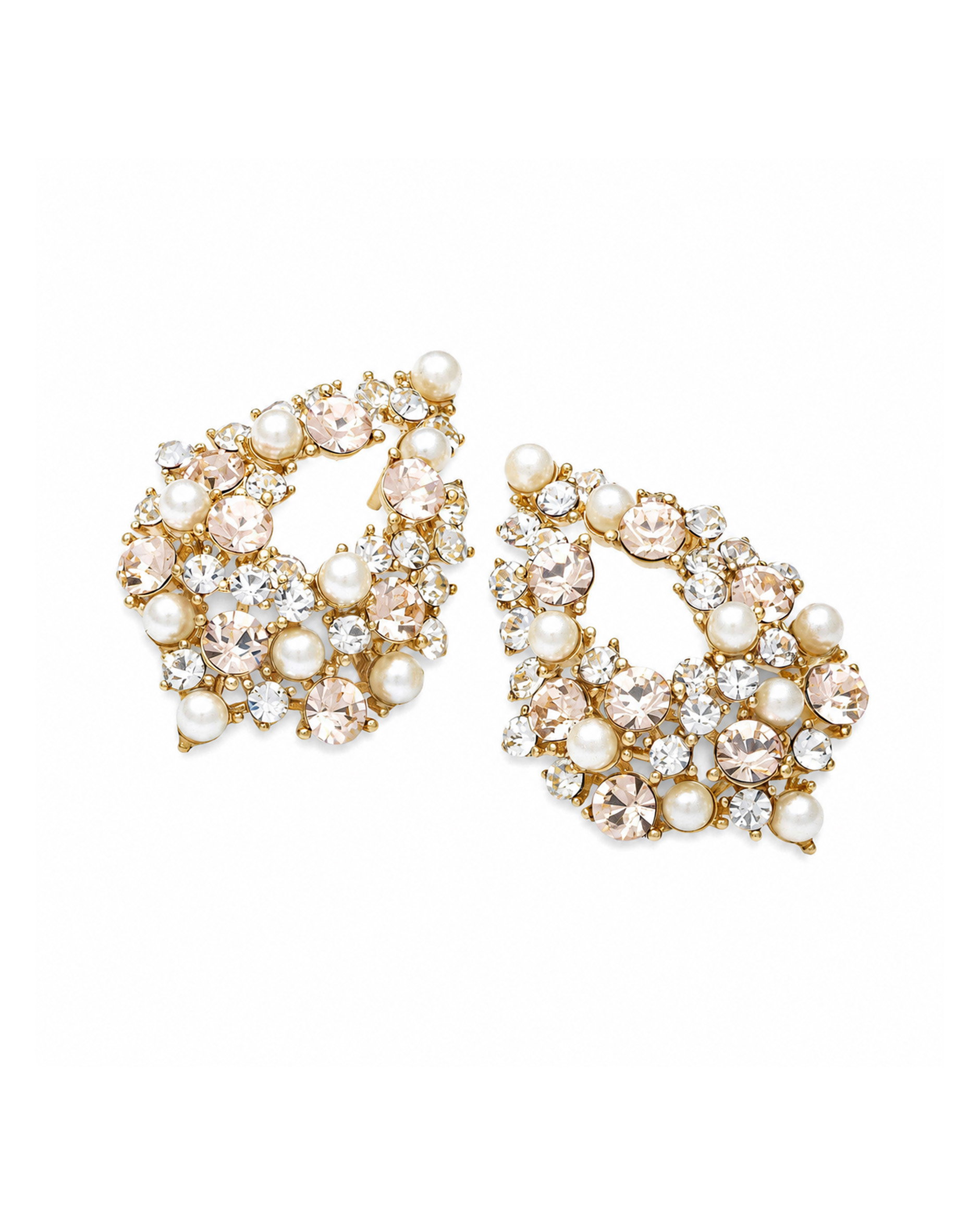 Alice Pearl oorbellen ivory silk