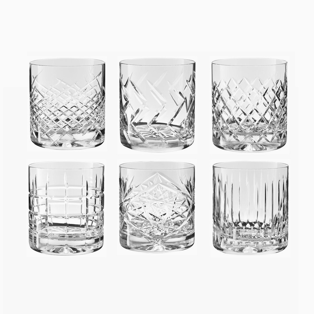 JFK Tumbler Glass, set of 6