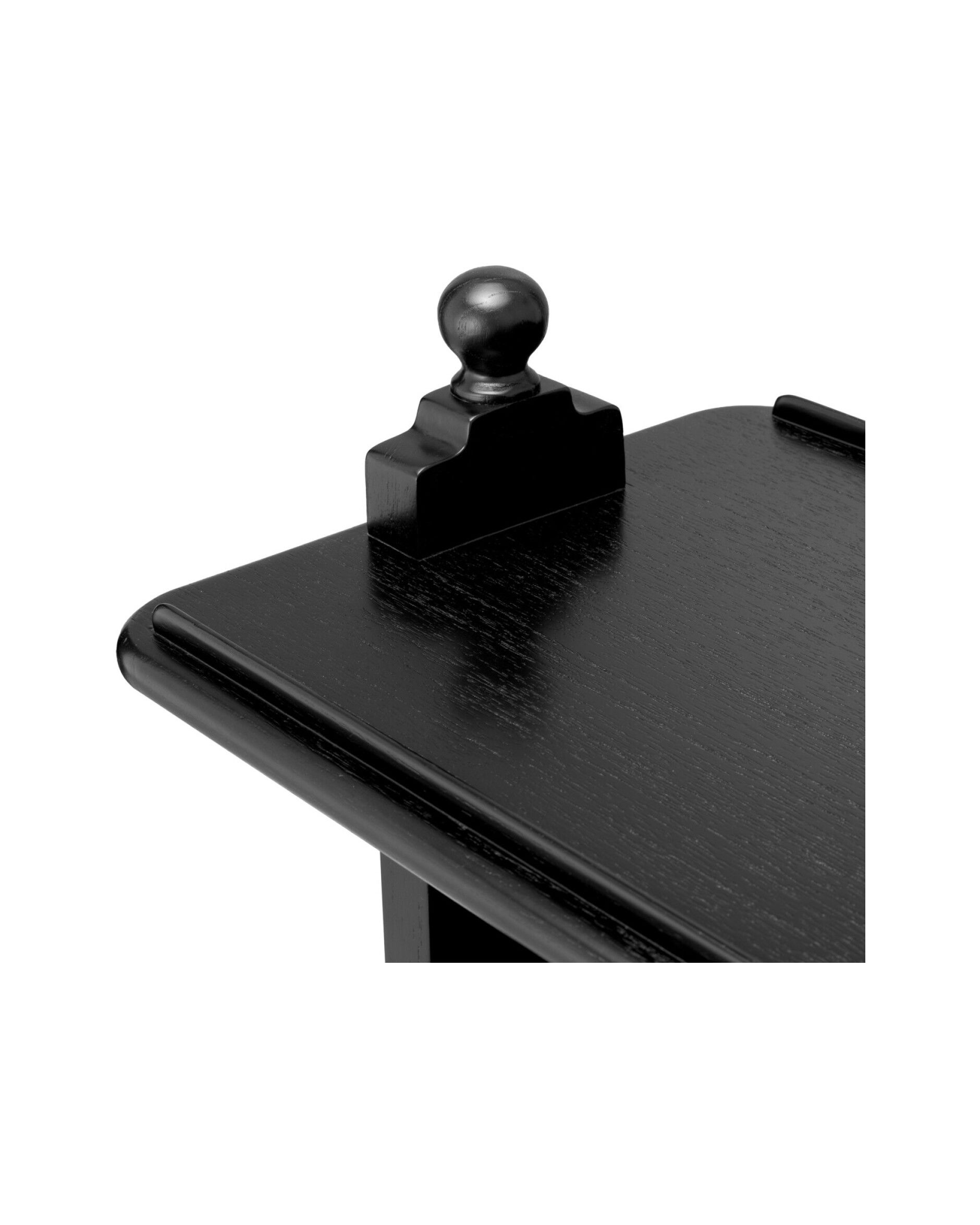 Lysander serveerwagen zwart