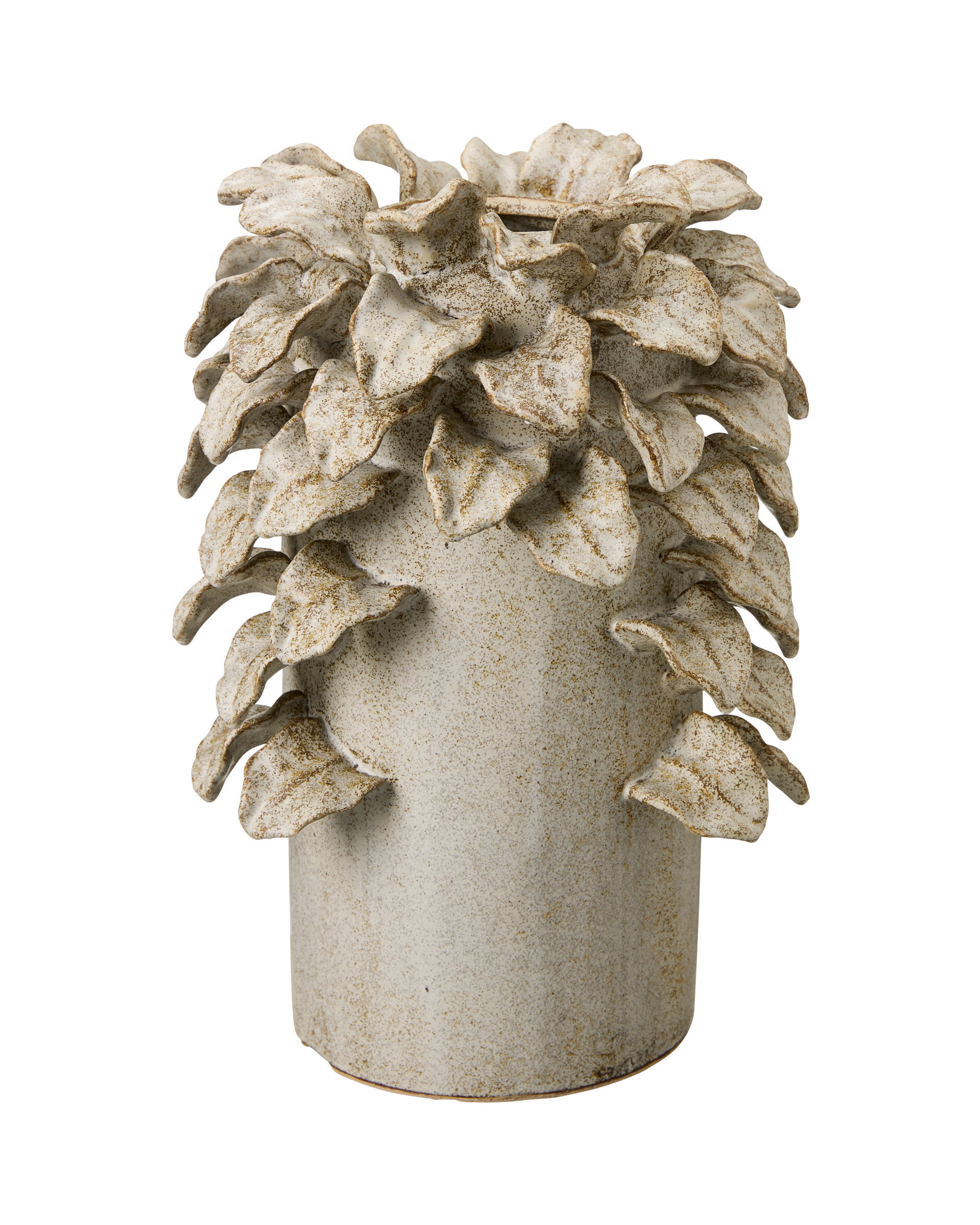 Damien vase med blade