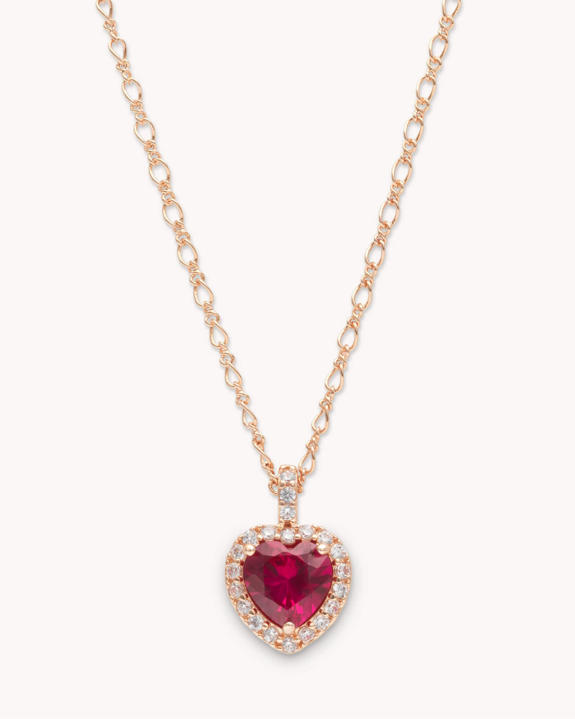Delphine Necklace Pink Ruby