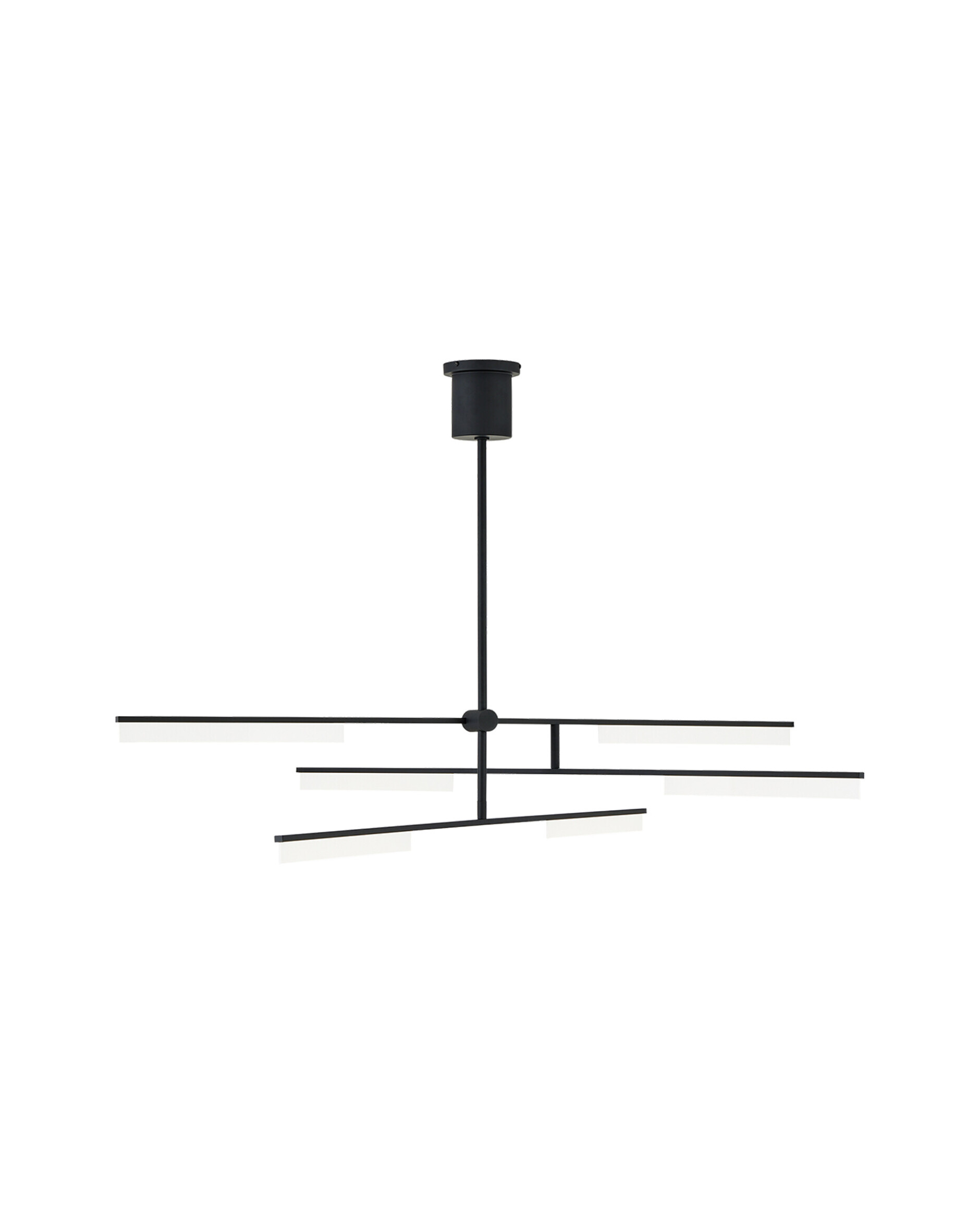 Klee 6-Light Chandelier Nightshade Black