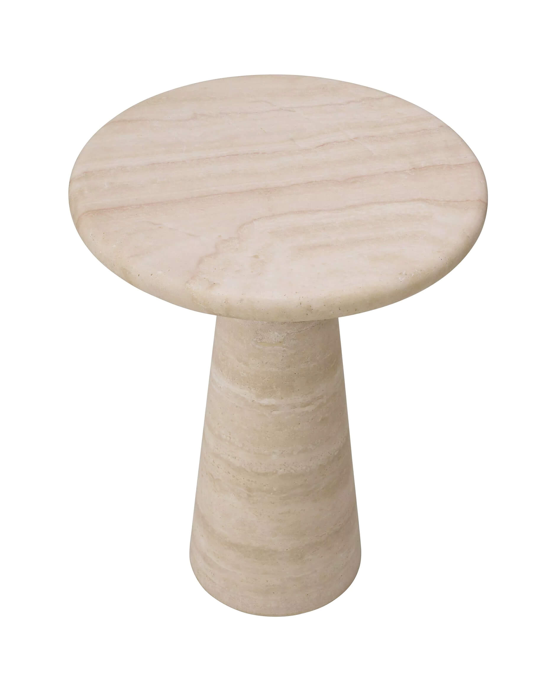 Adriana sidobord travertin