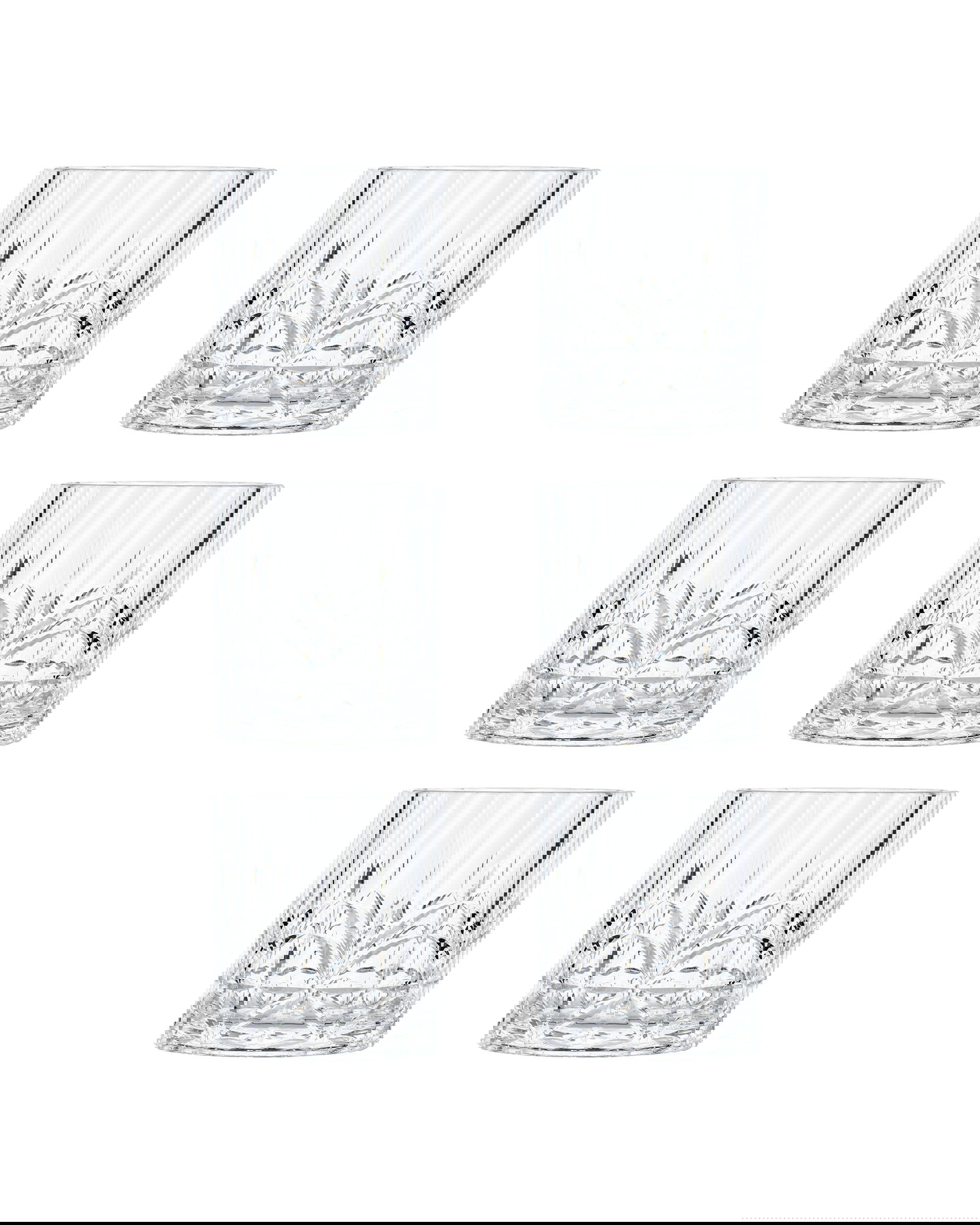 Caprice lowballglas akryl 6-pack