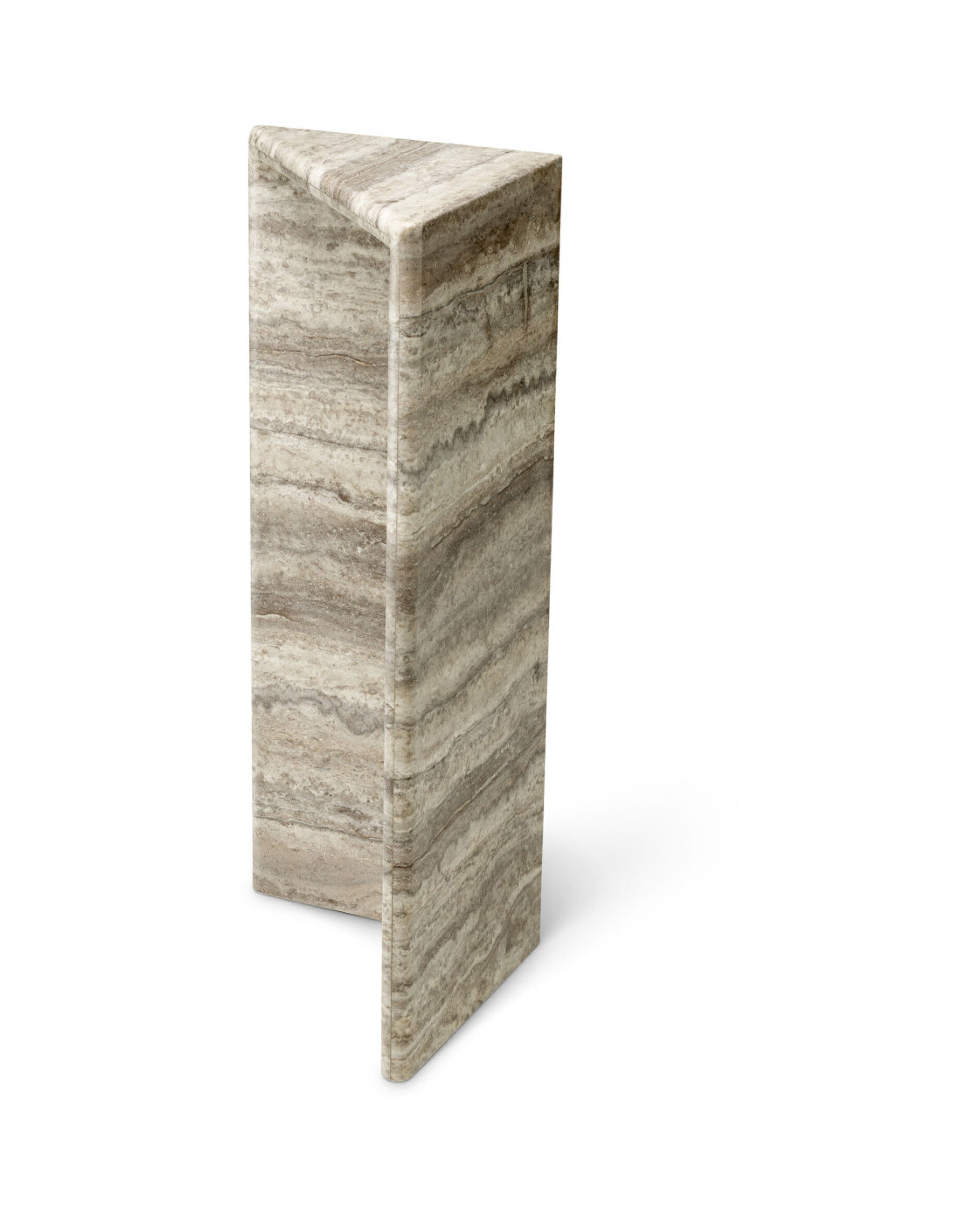 Northbridge piedestal zilver travertijn