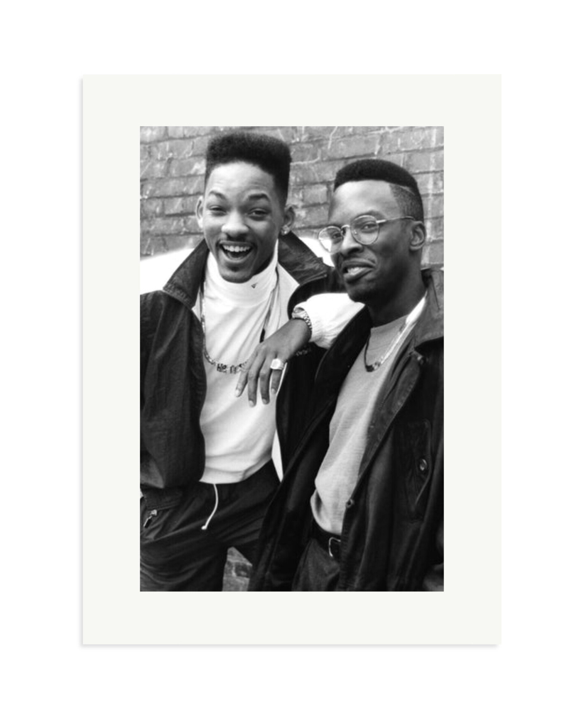 DJ Jazzy Jeff & The Fresh Prince Will Smith Print Only / XL