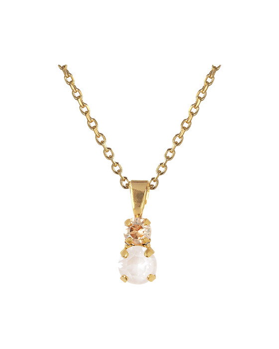 Leah halsband electric white combo