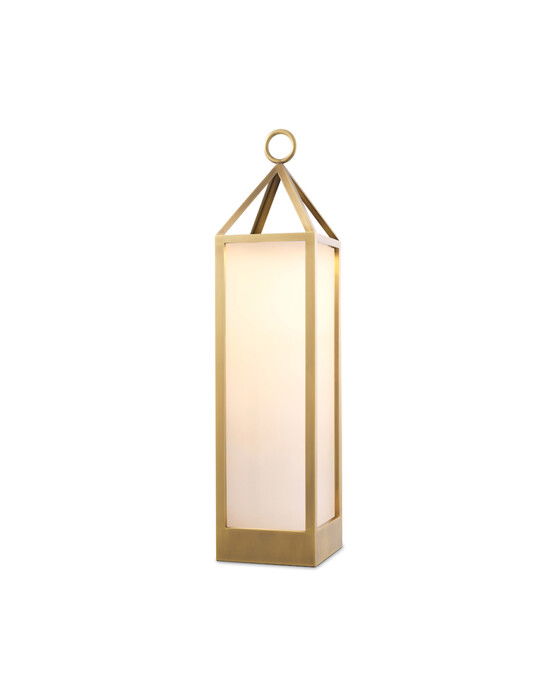 Riserva golvlampa antik mässing