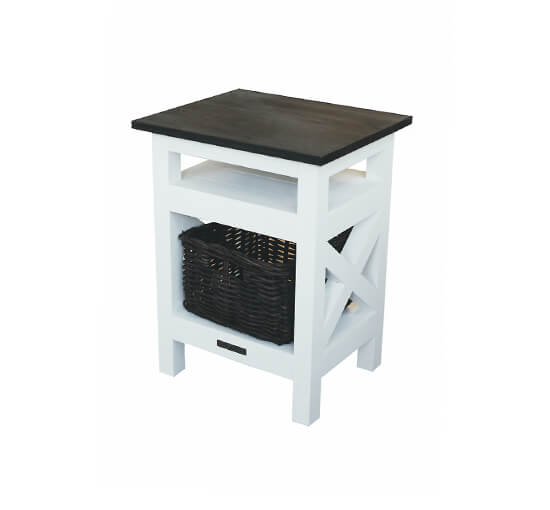 Dunkelbraun - Jeffrey Side Table Lodge Top