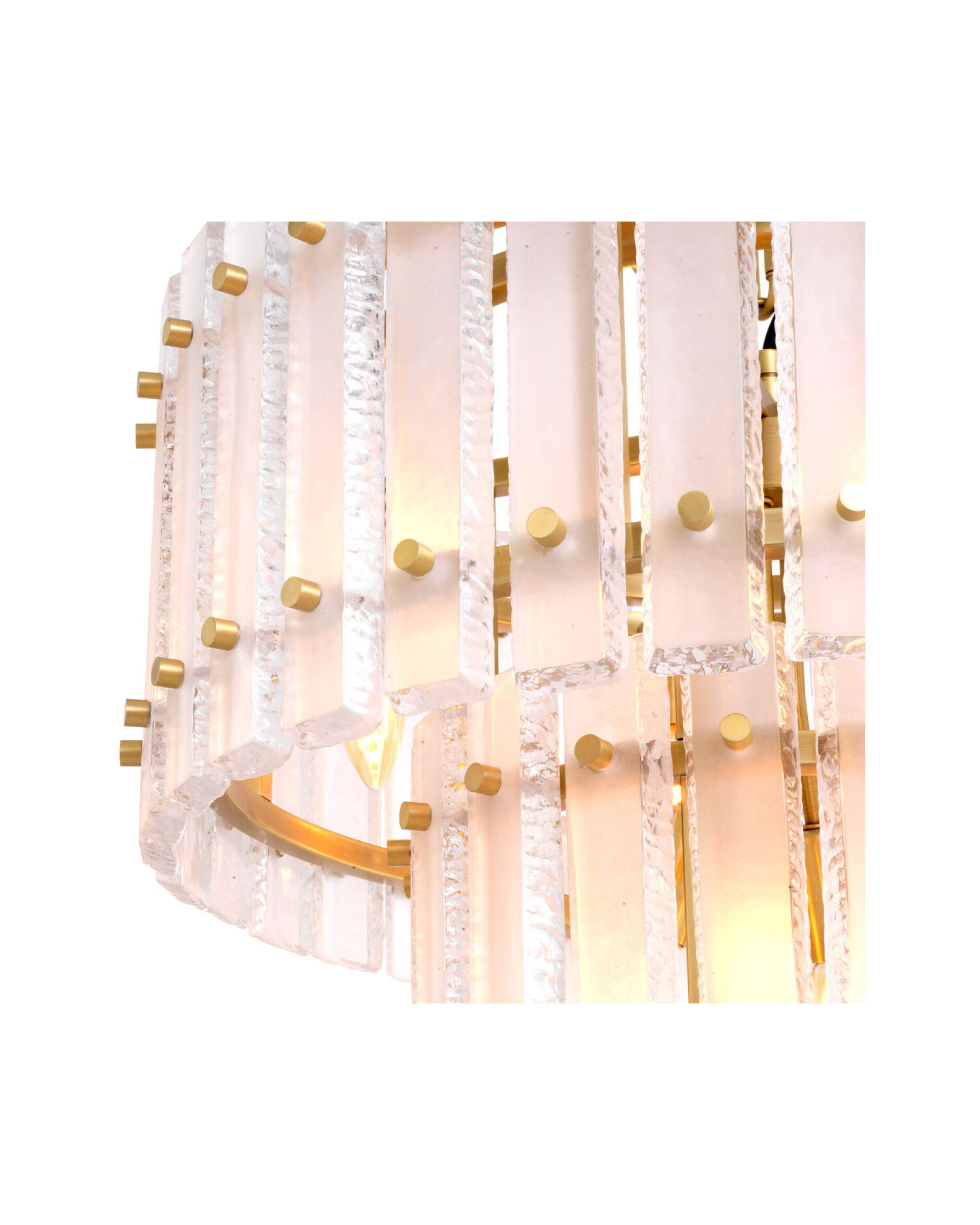 Blason kroonluchter antiek messing