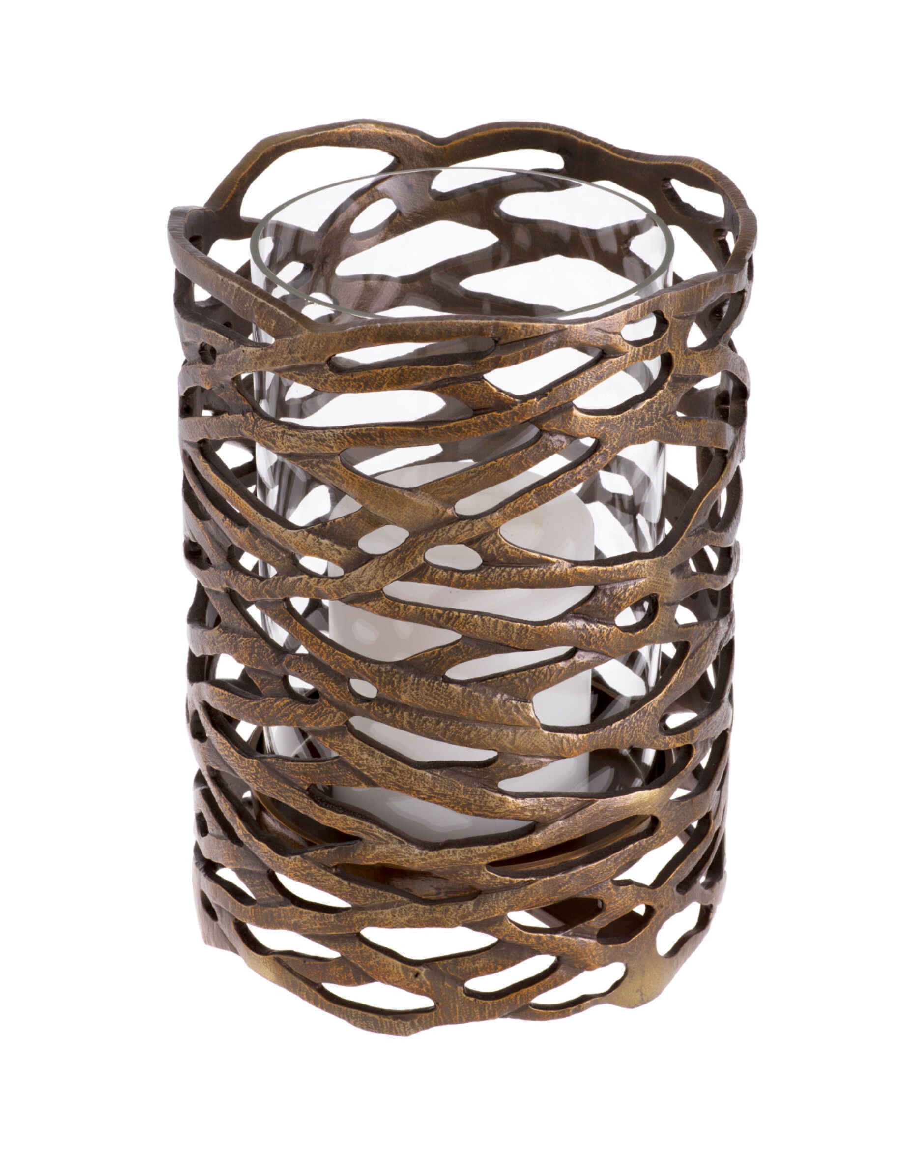 Lanai Hurricane Vintage Brass