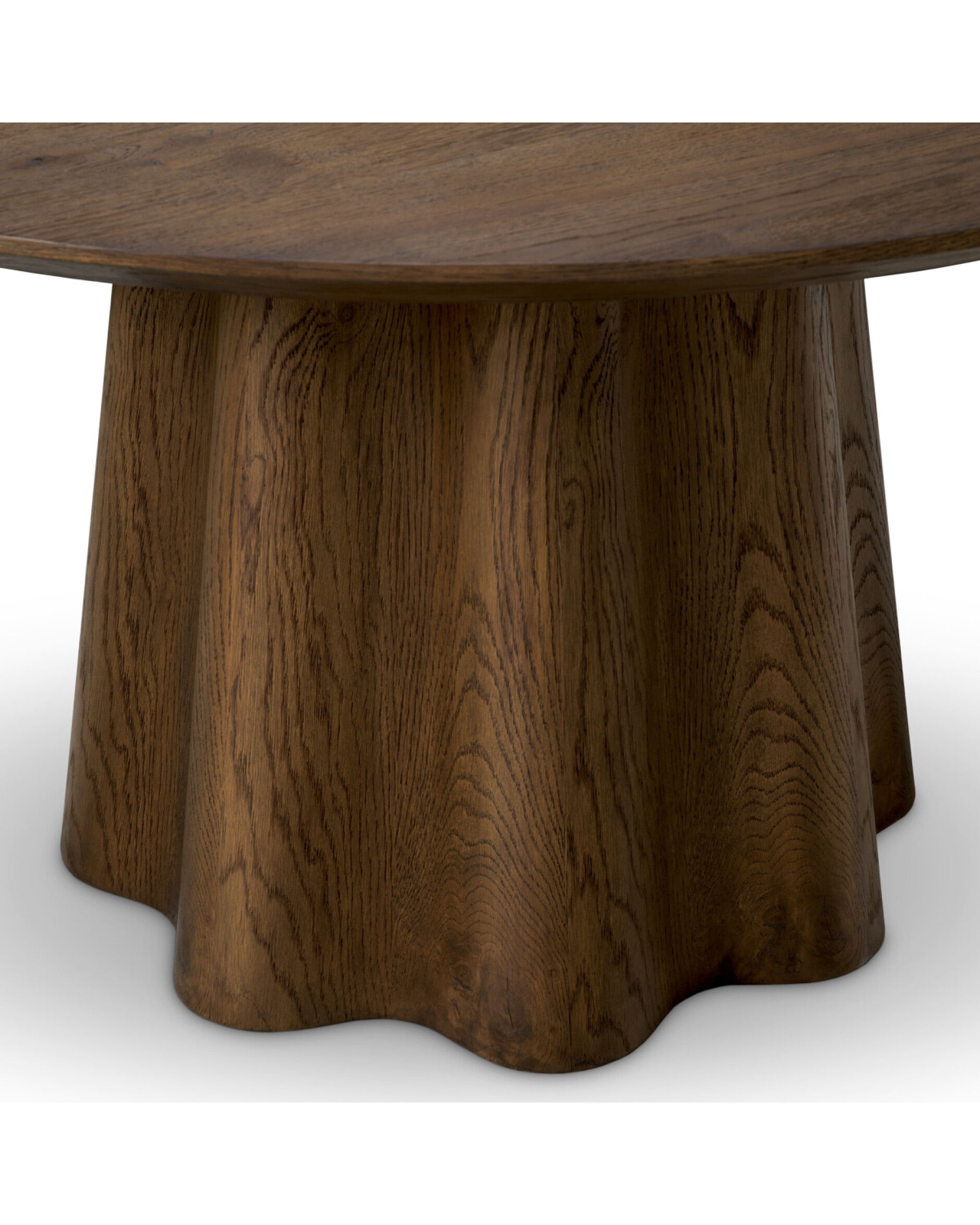 Papyrus Esstisch Dunkelbraun Eichenfurnier