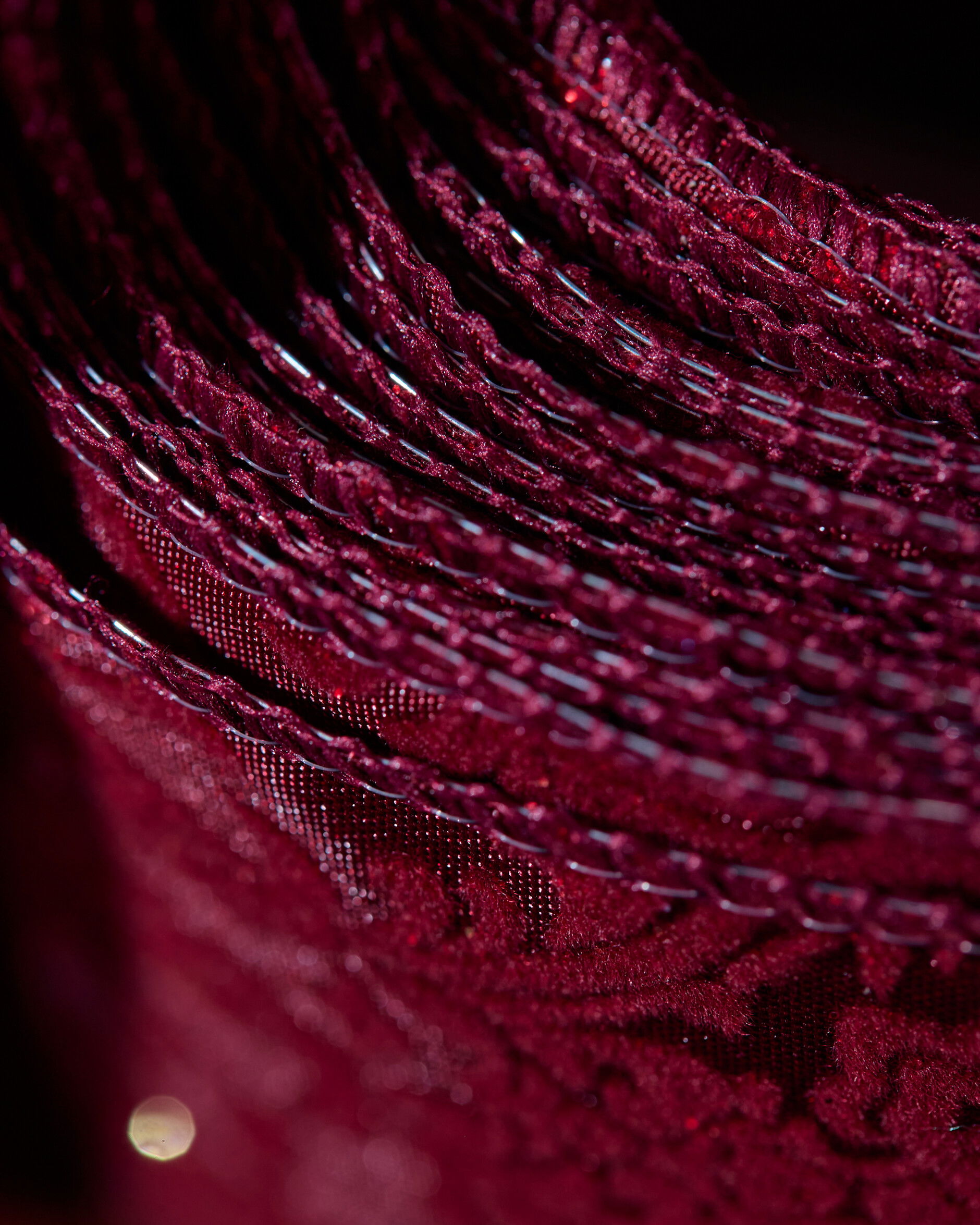 Mabel textielband bordeaux 9m