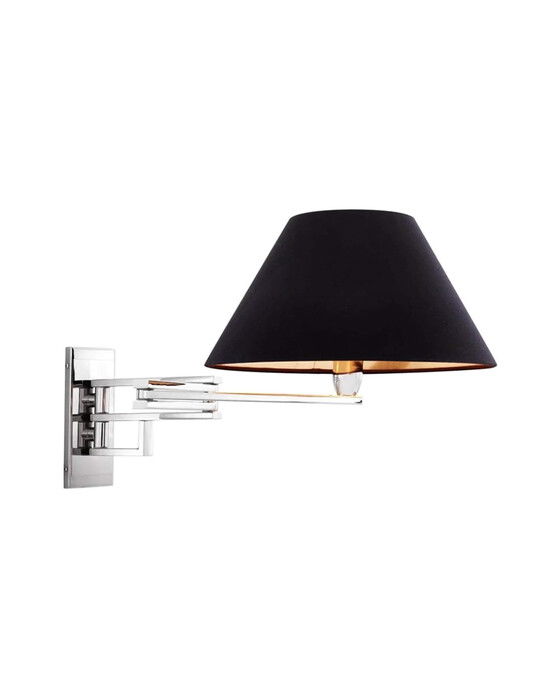 Lutetia vägglampa nickel exkl. skärm OUTLET