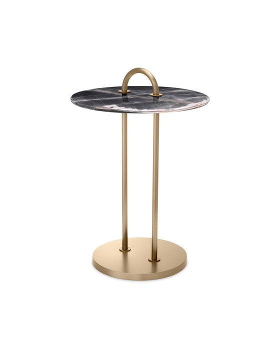 Zappa sidobord black marble