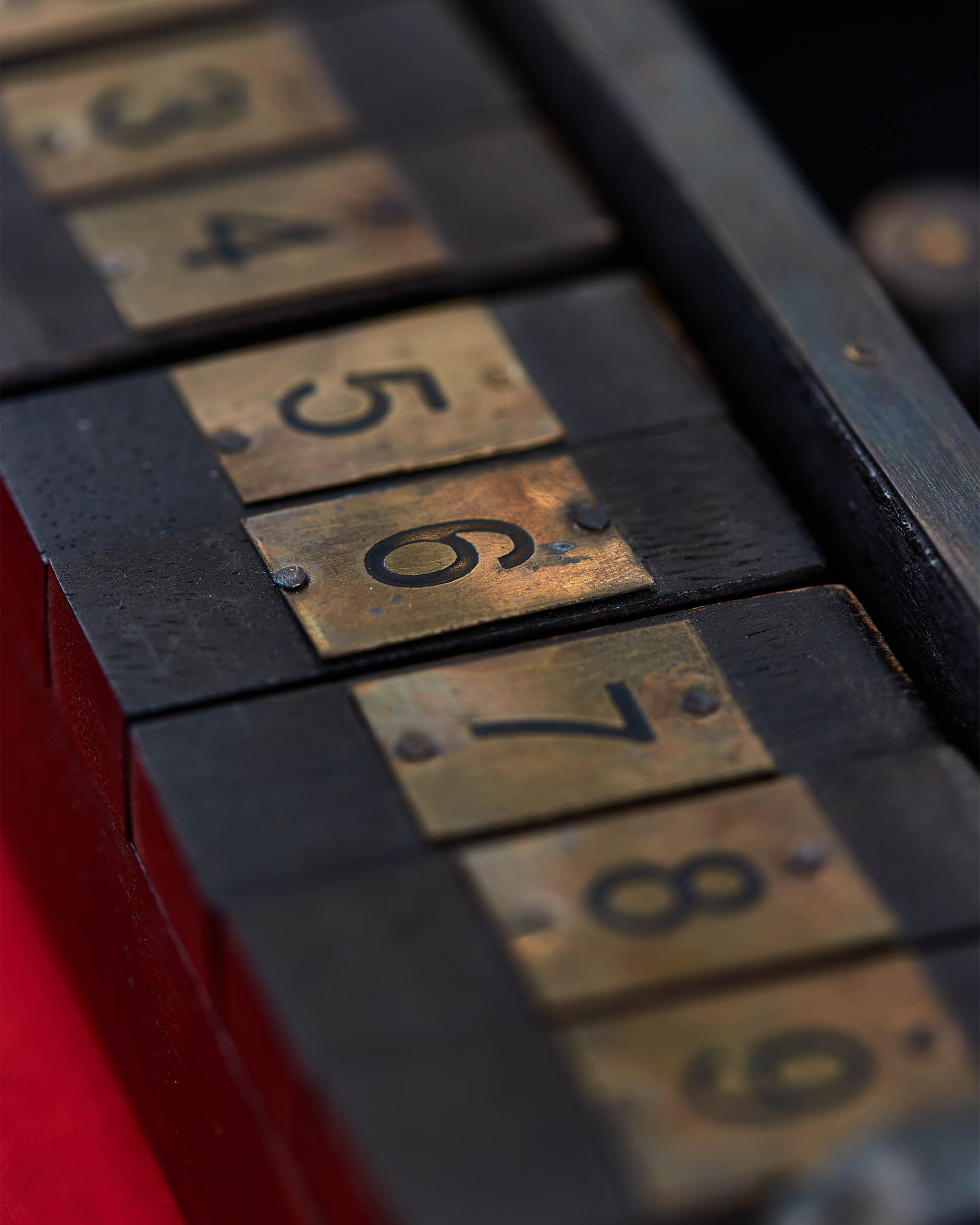 Shut The Box Game Brown