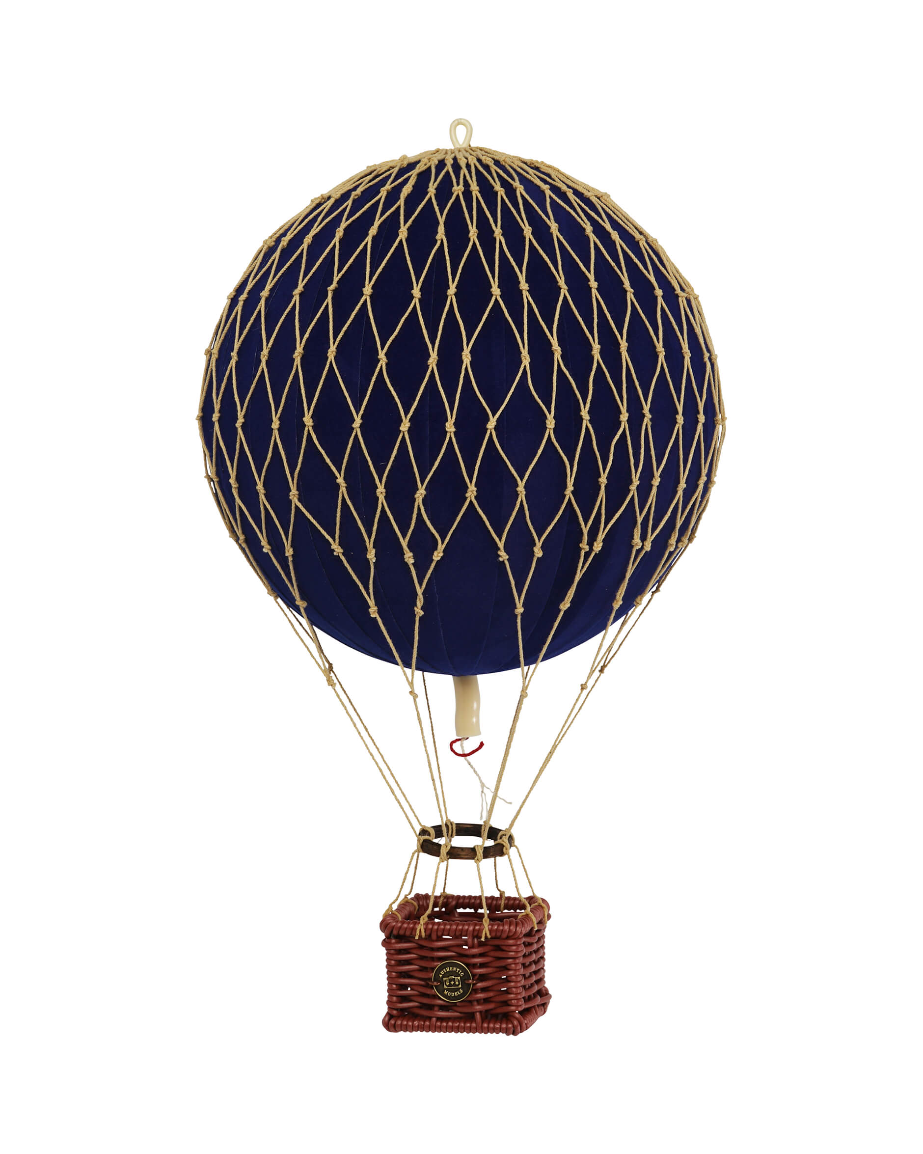 Travels Light luftballong sammet blå