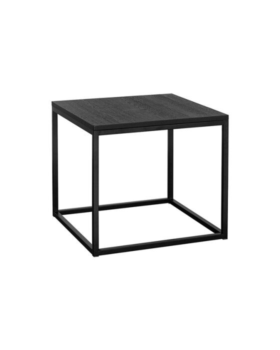 mason sidobord svart kvadrat