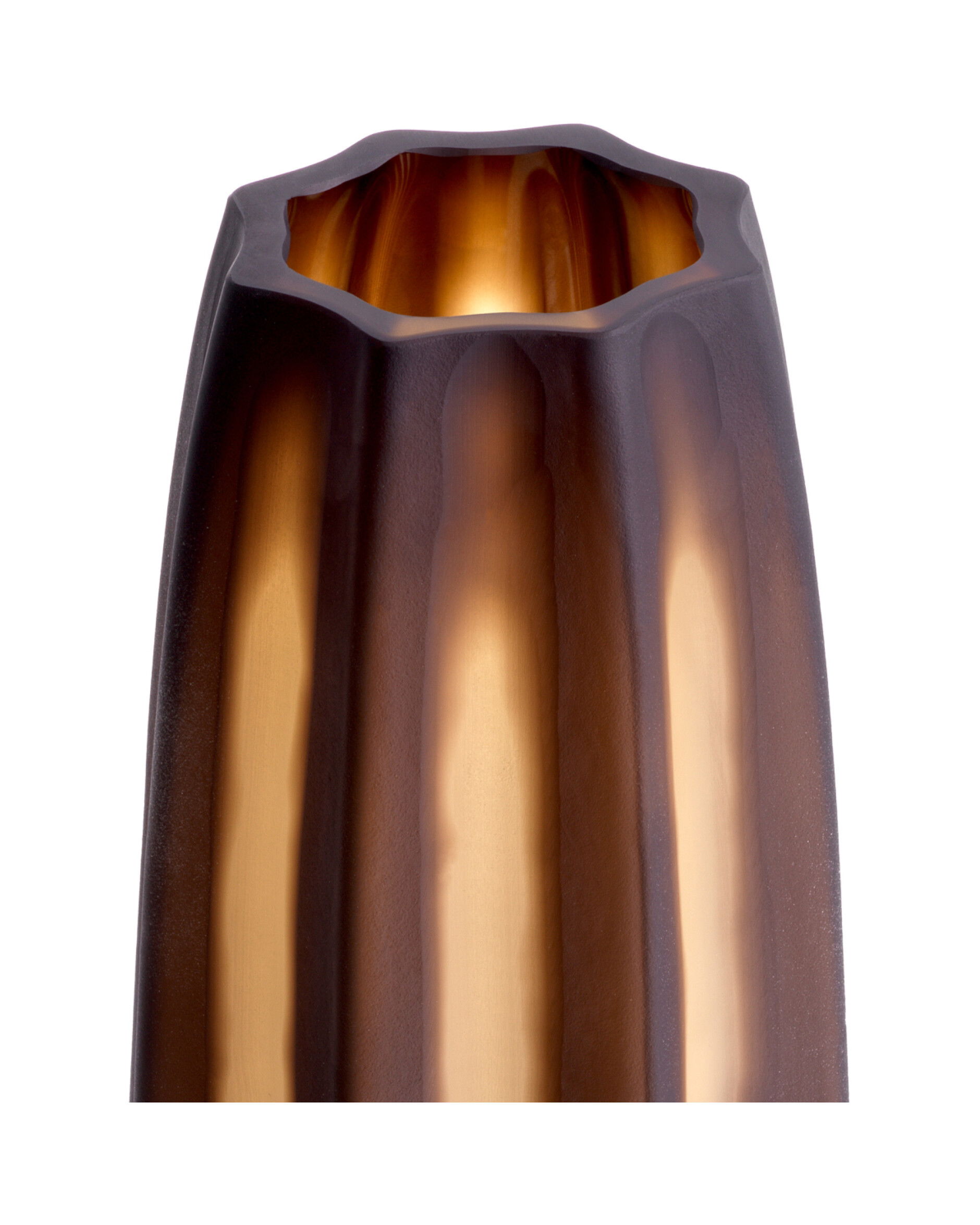 Tiara vas mörkbrun