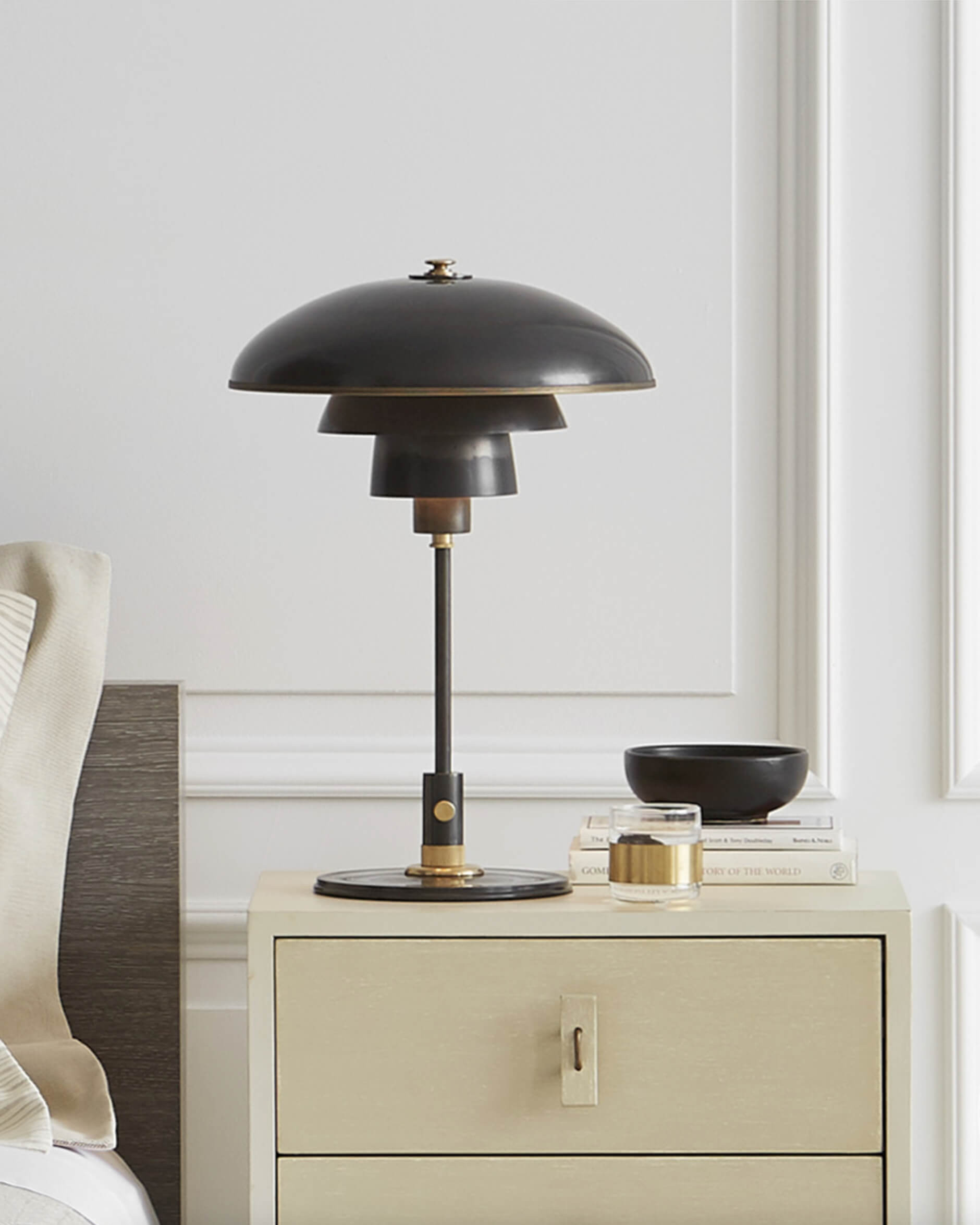 Whitman skrivbordslampa brons