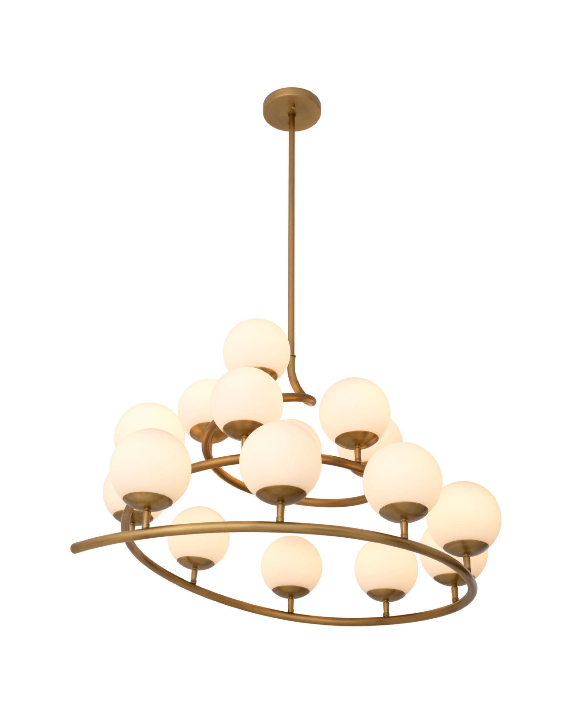 Brissac Chandelier Vintage Brass