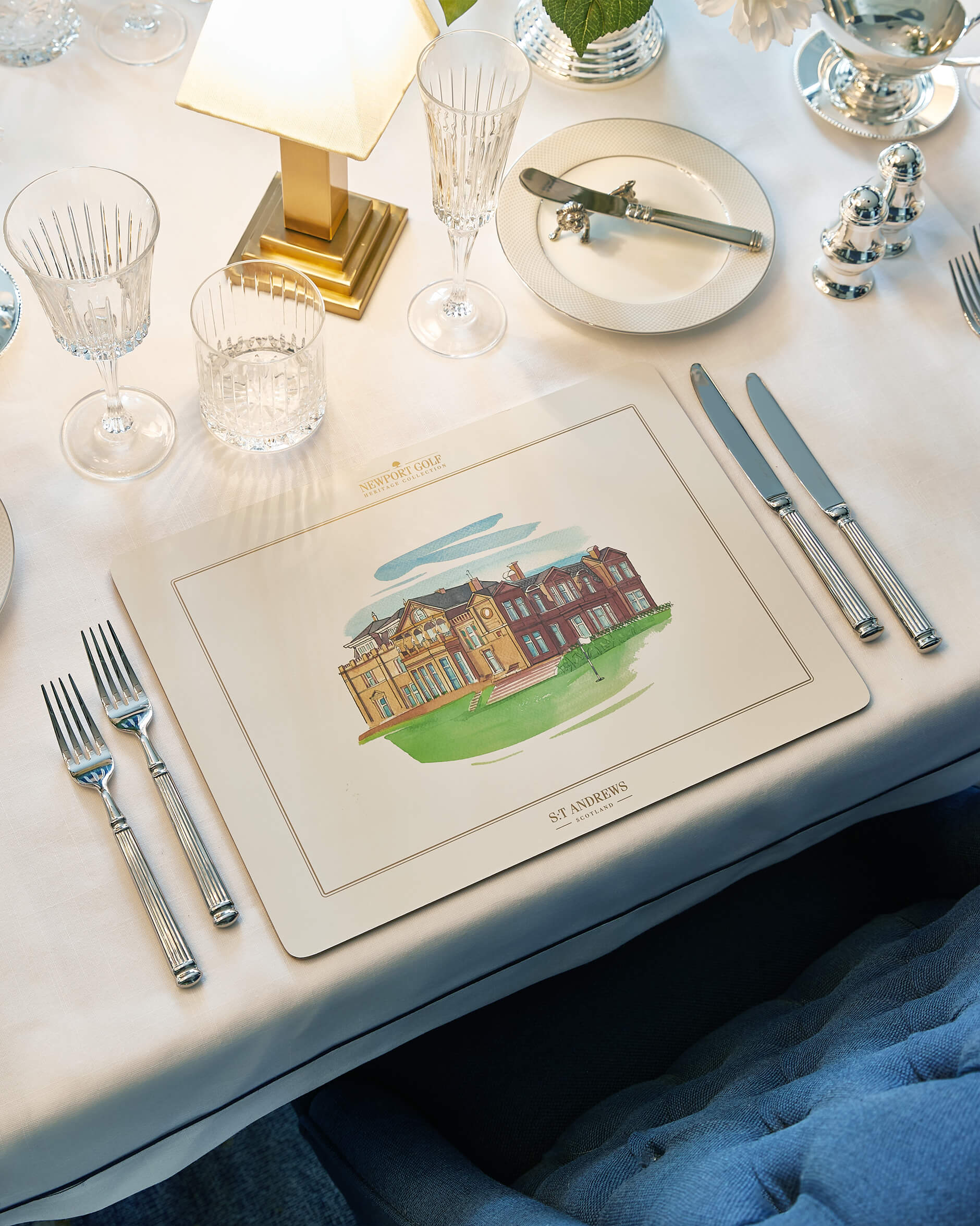 Clubhouse bordstablett vit 6-pack