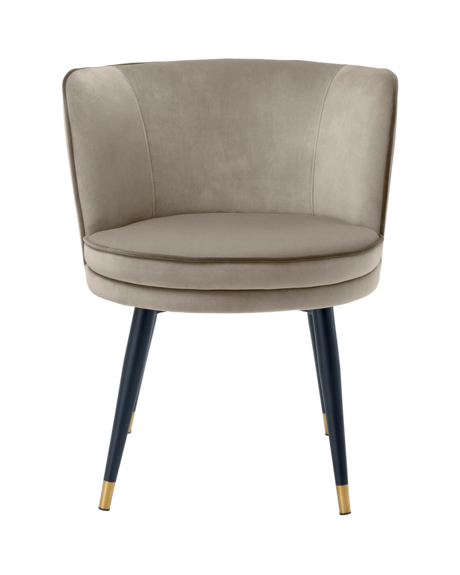 Grenada matstol sammet savona greige