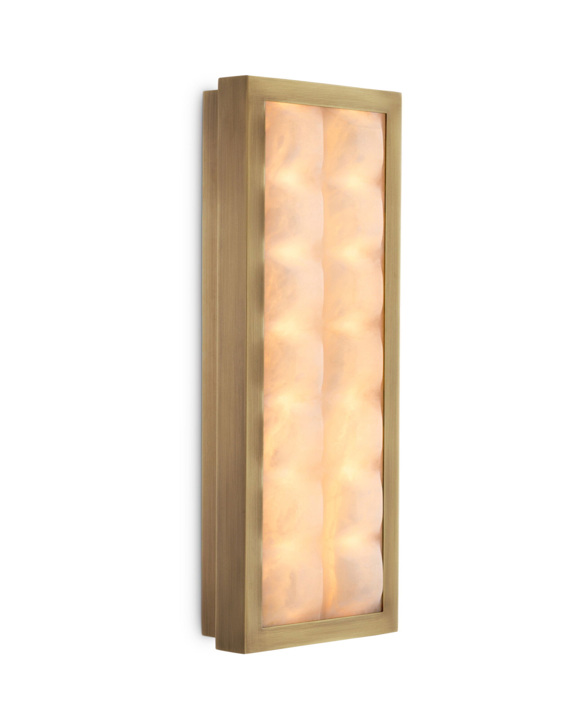 Cabildo vägglampa antik mässing