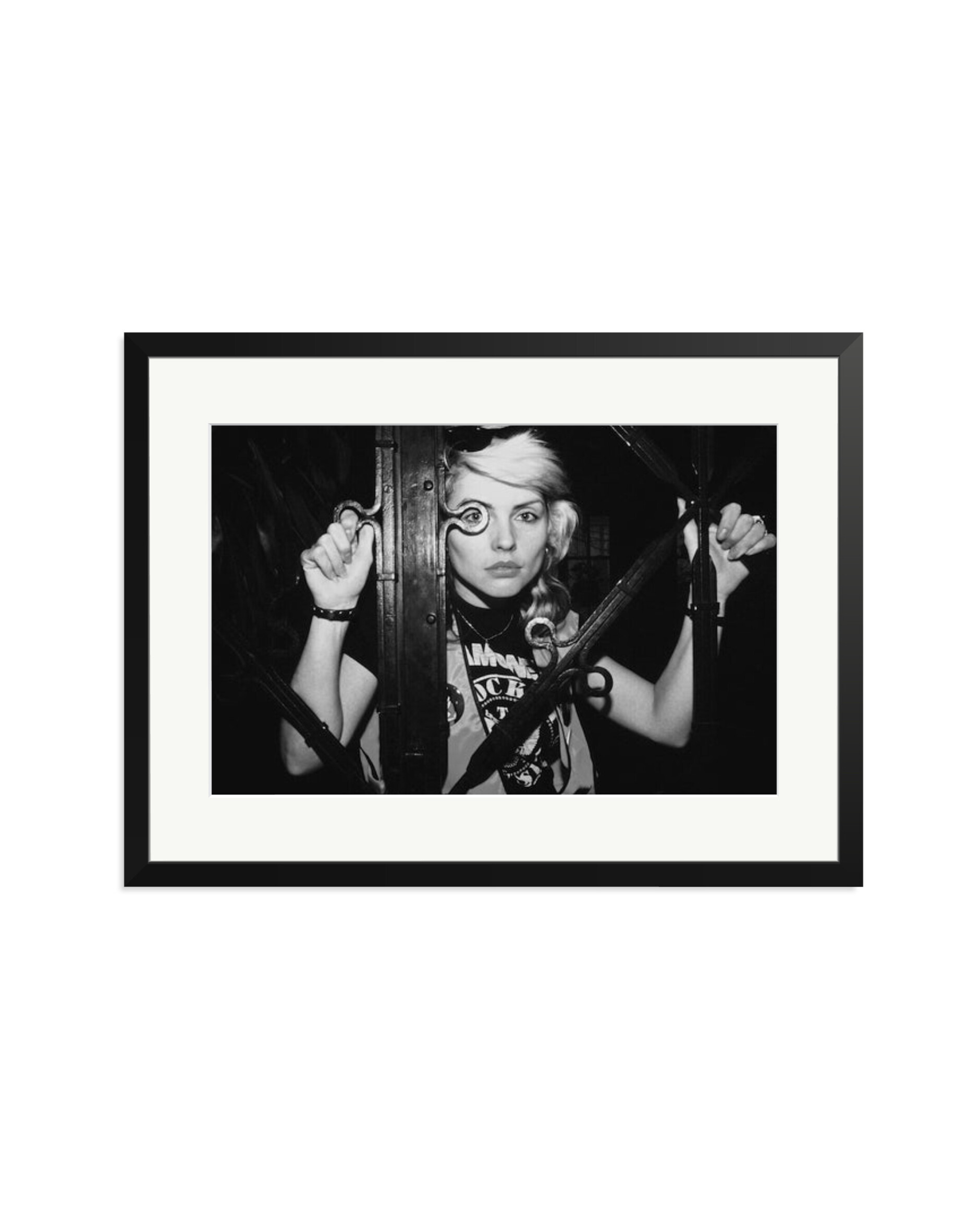 Debbie Harry of Blondie Black & White Black / XL