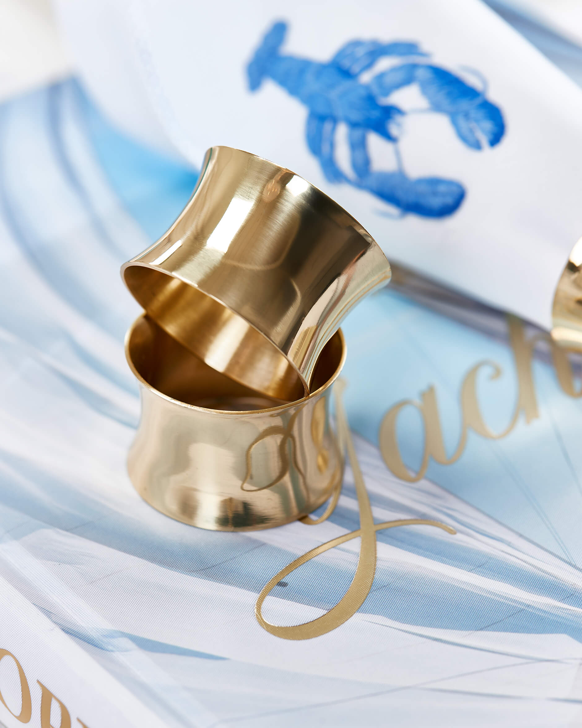 Harry servettring mässing