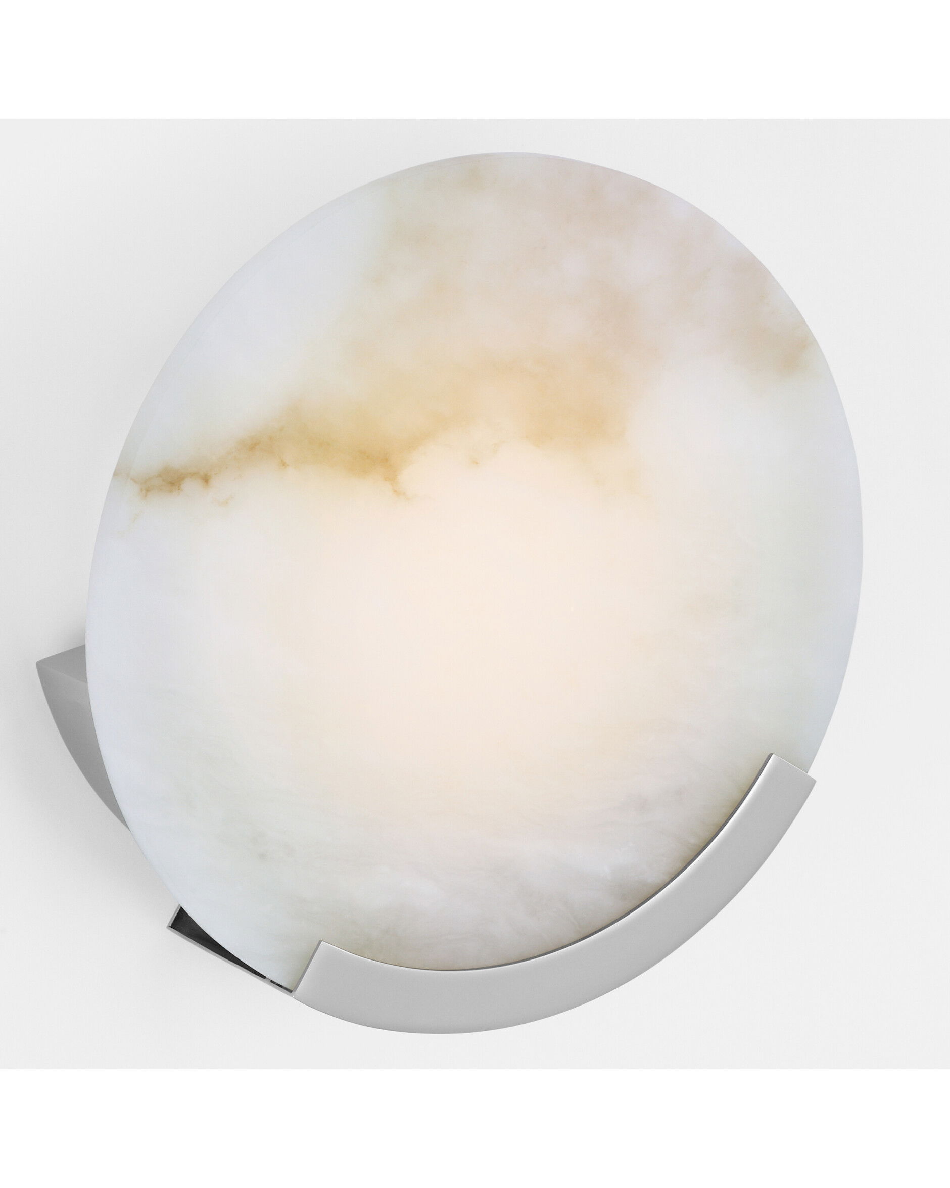 Melange 10" vägglampa nickel