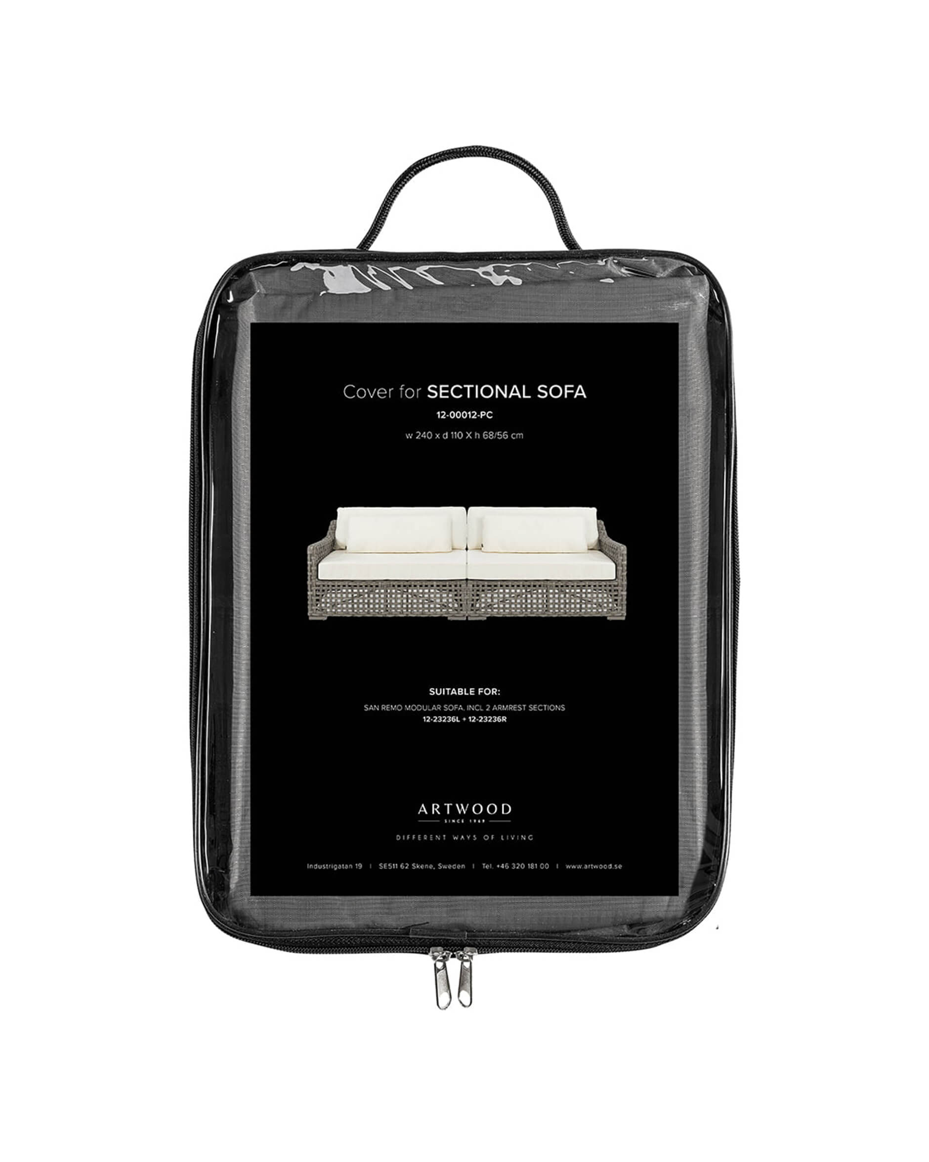 Möbelskydd San Remo modulsoffa 2-sits