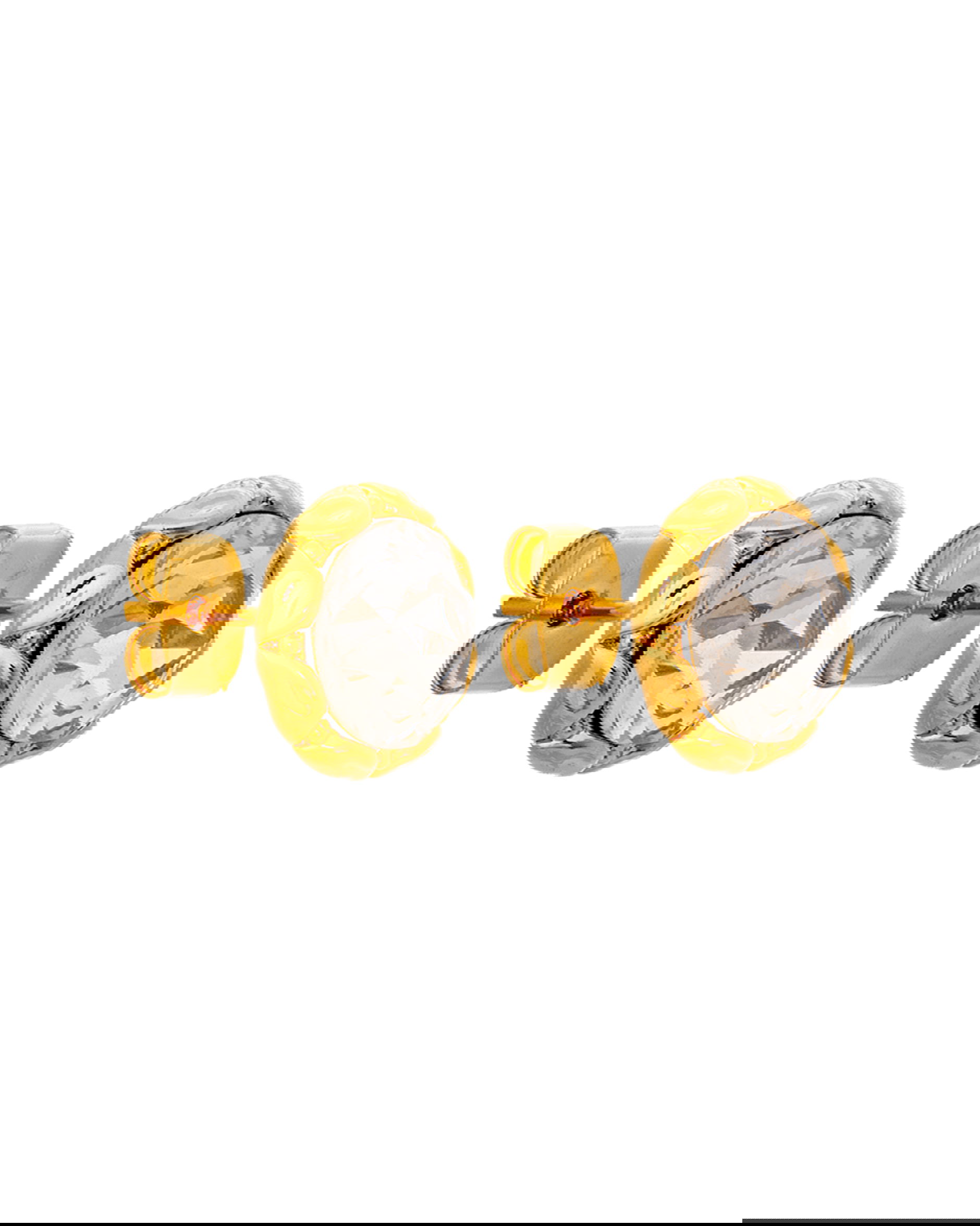 Miss Victoria earrings crystal guld