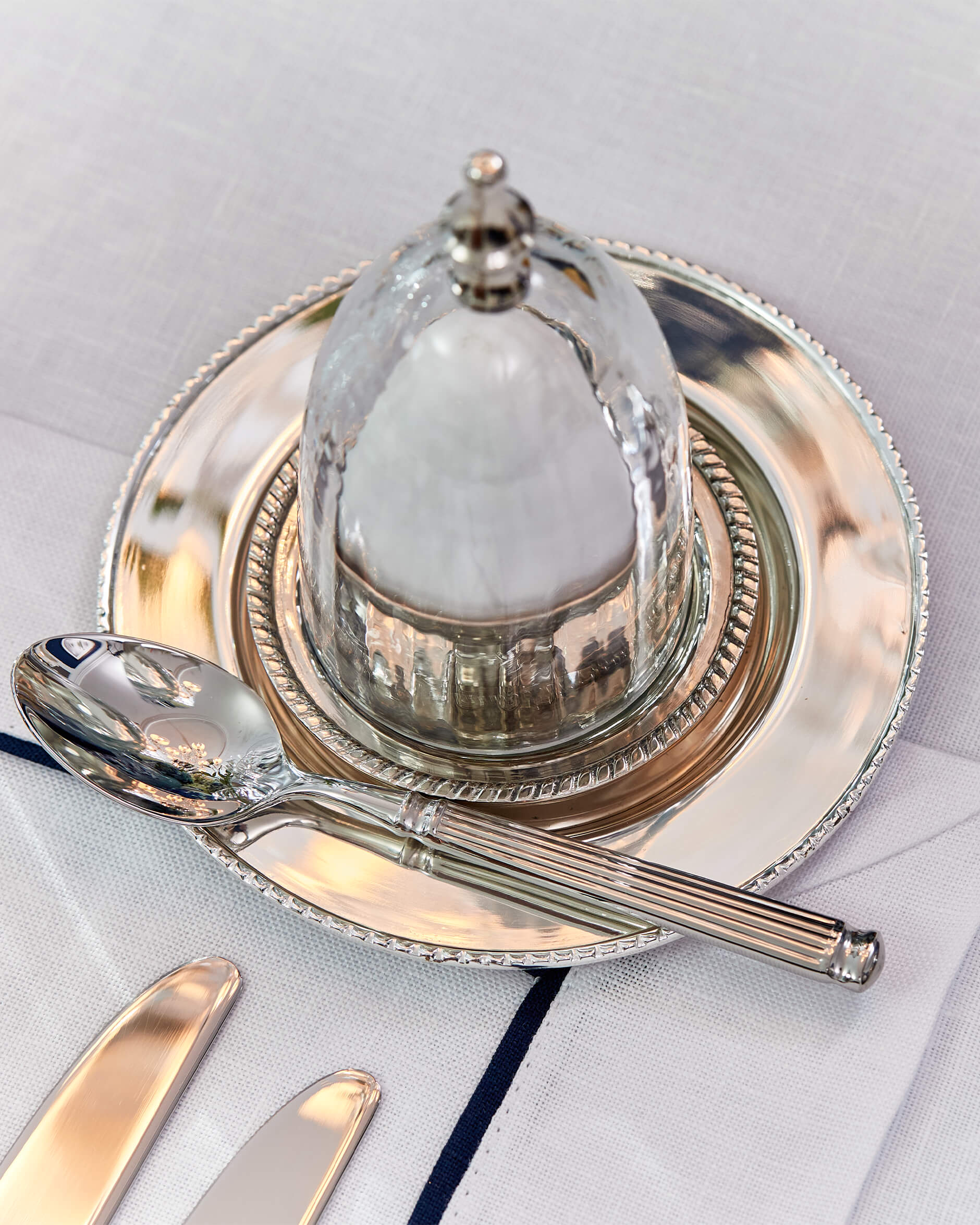 Amandine äggkopp silver