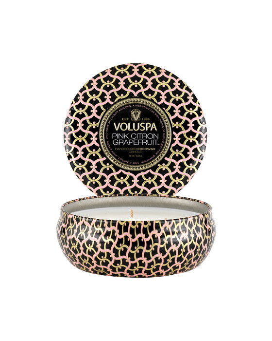 Pink Citron Grapefruit Scented Candle 3-wick