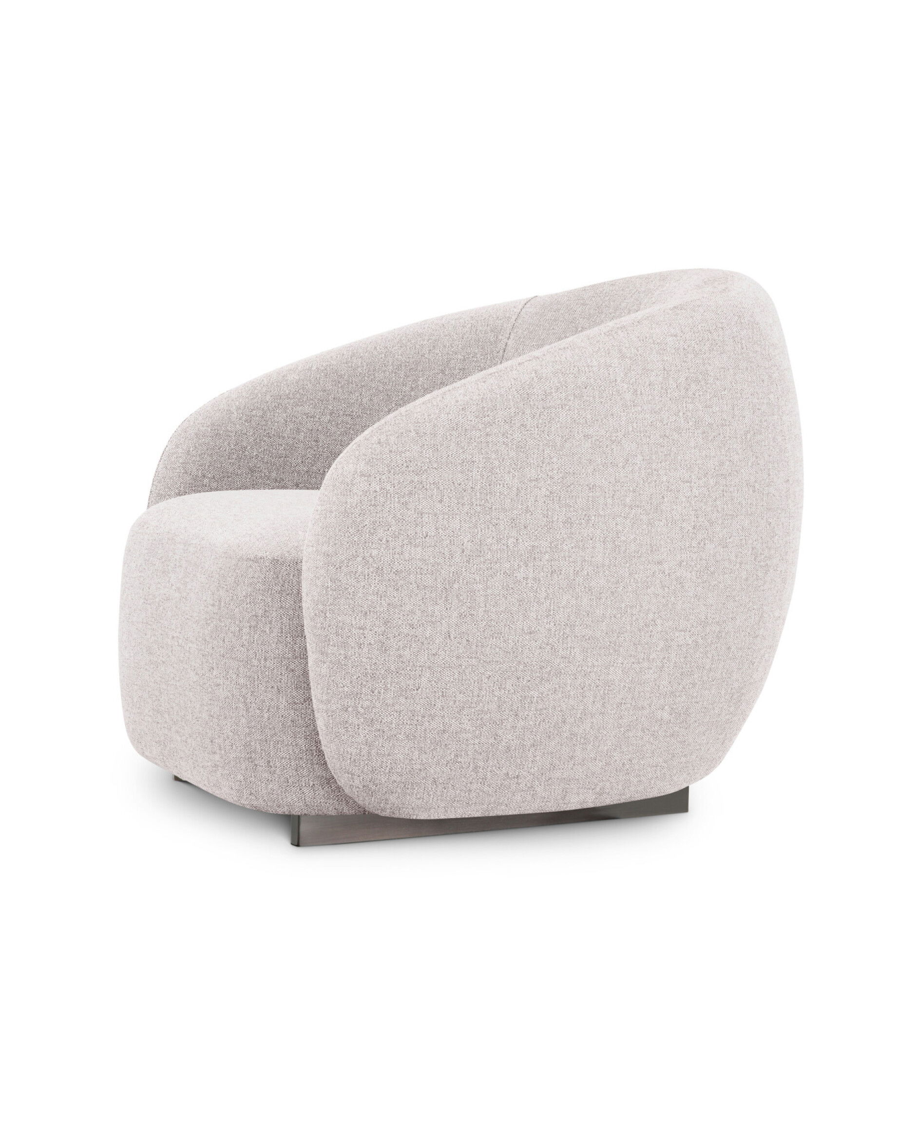 Brice fåtölj mauritius ljusgrå