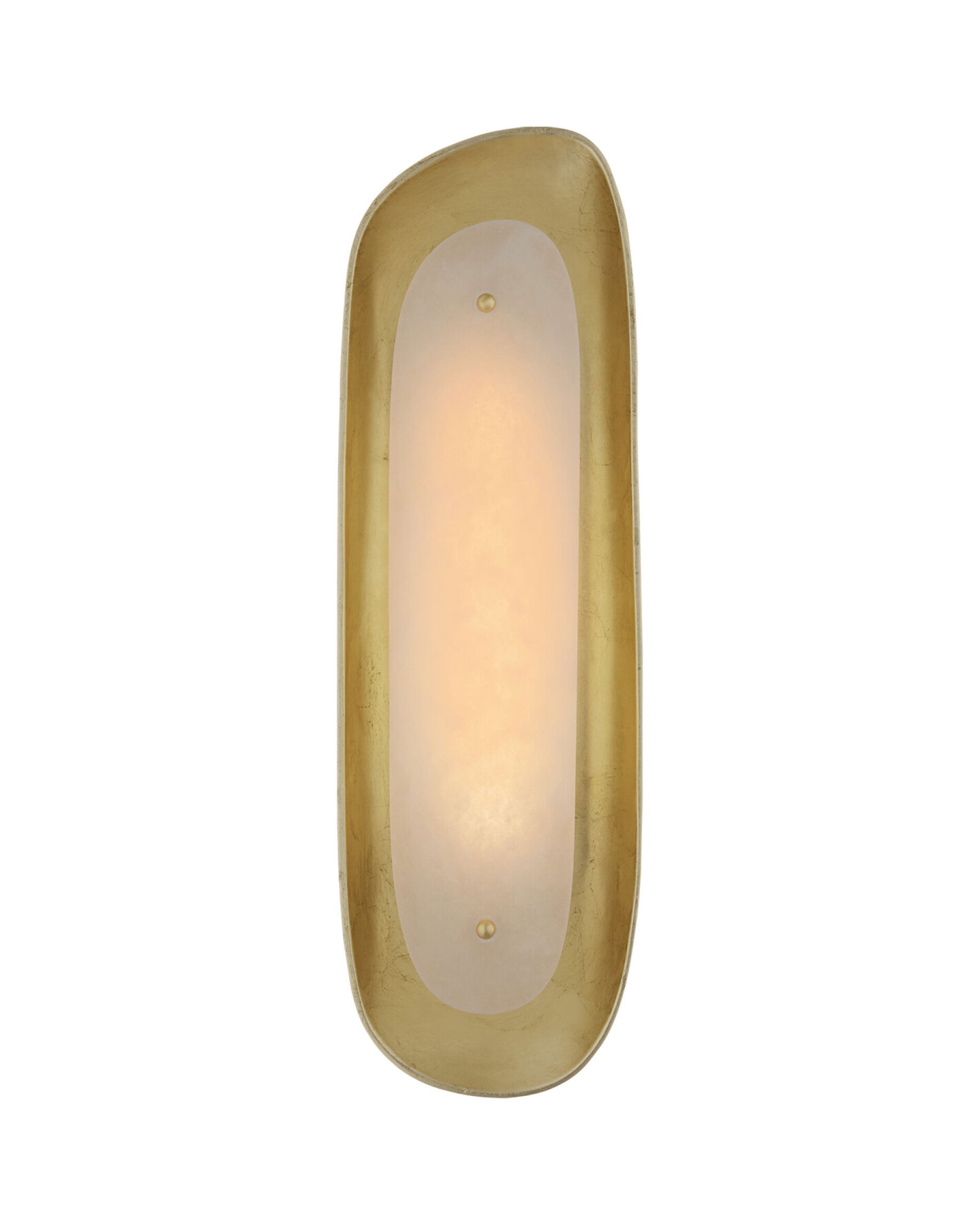 Samos Tall Sculpted vägglampa Gild