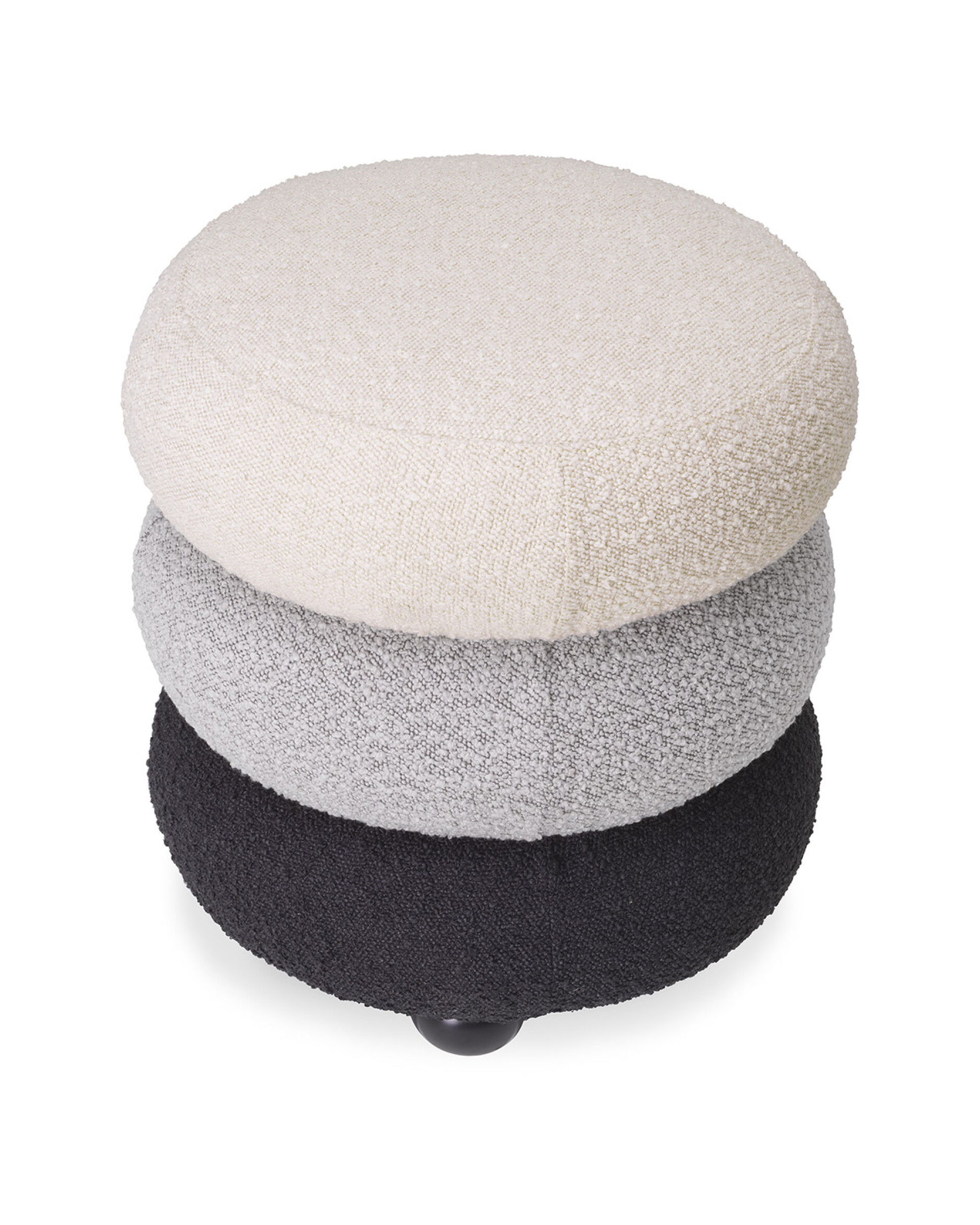 Tulum Stool Bouclé Monochromatic