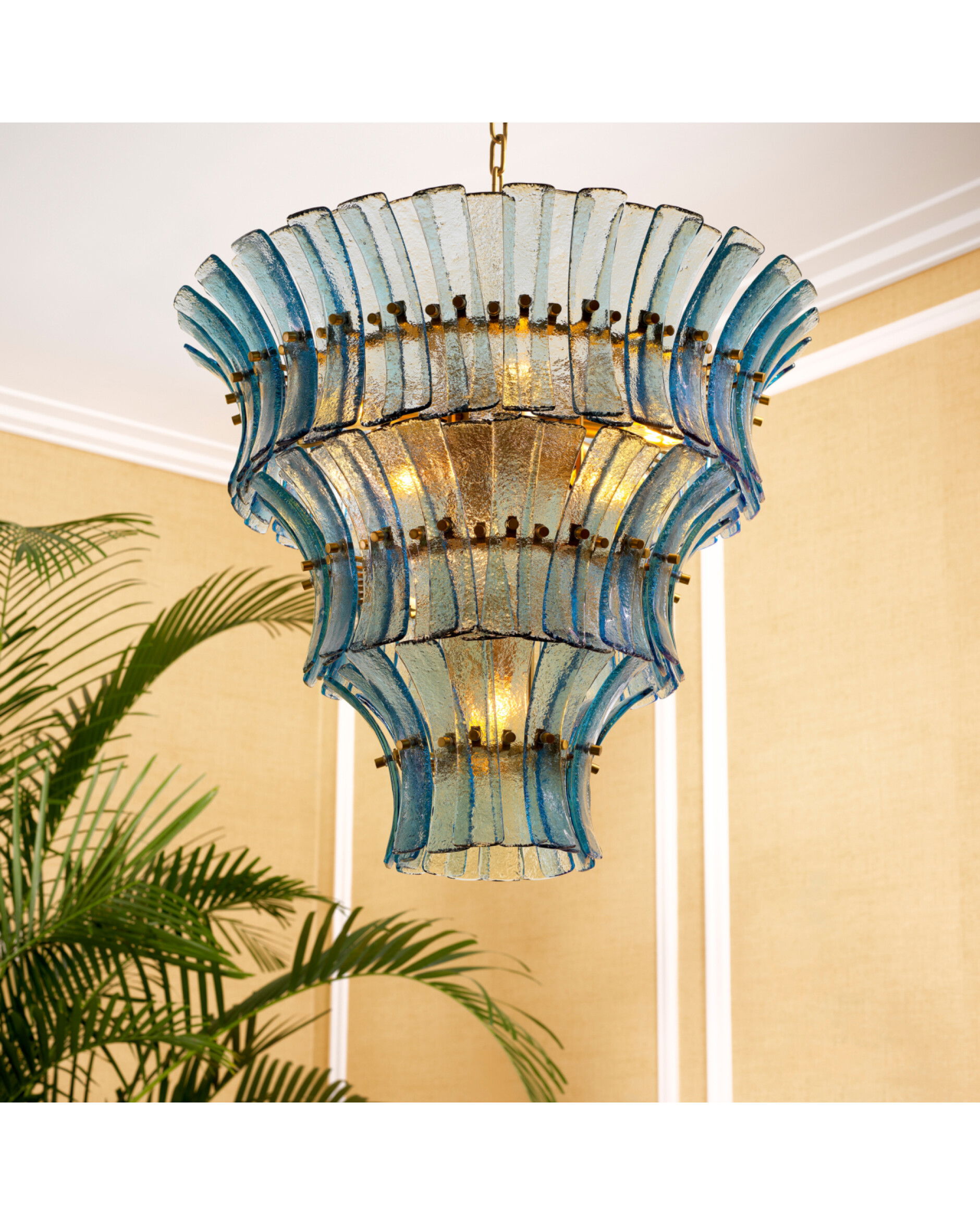 Toscano takkrona blå