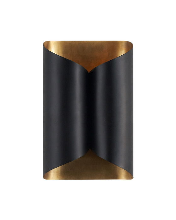 Selfoss vägglampa svart S