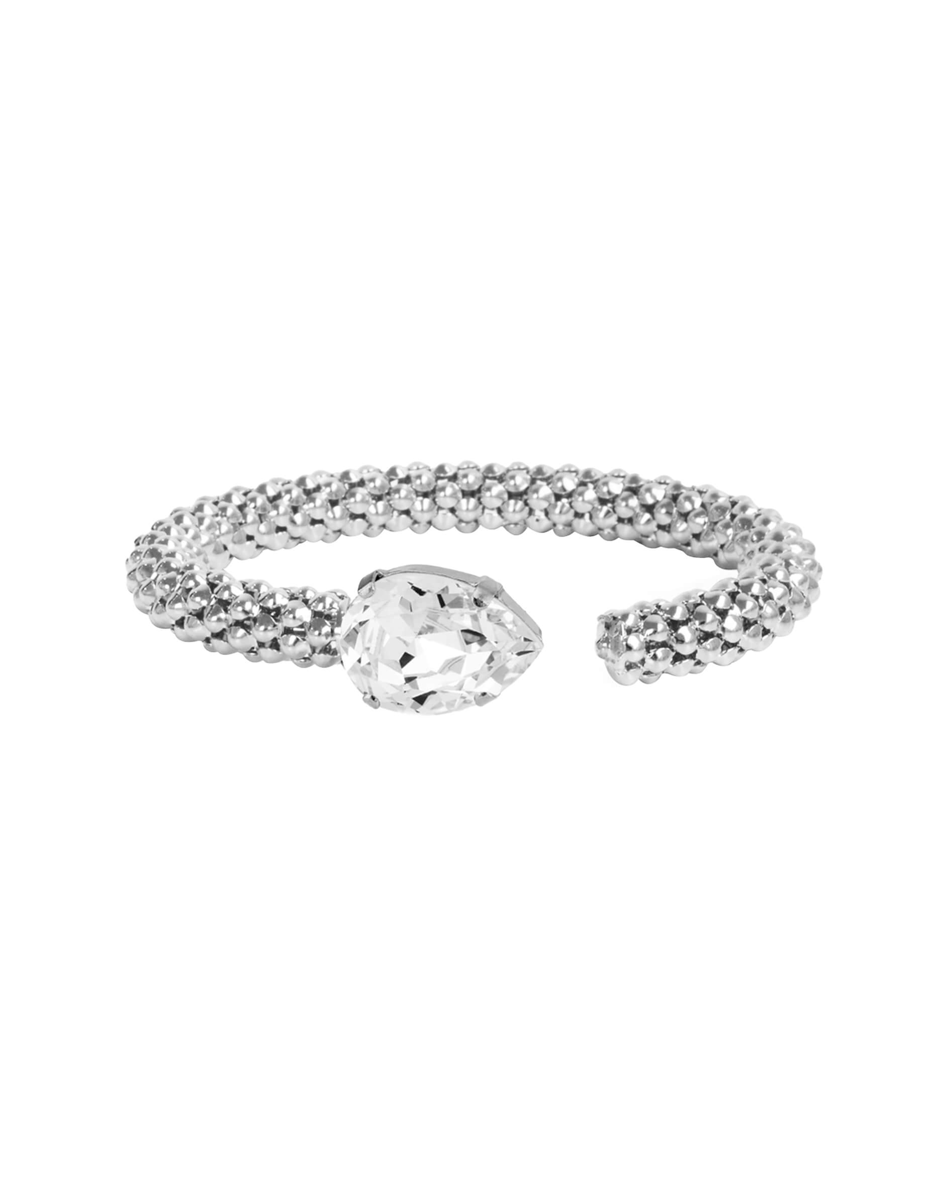 Classic Rope armband crystal rhodium