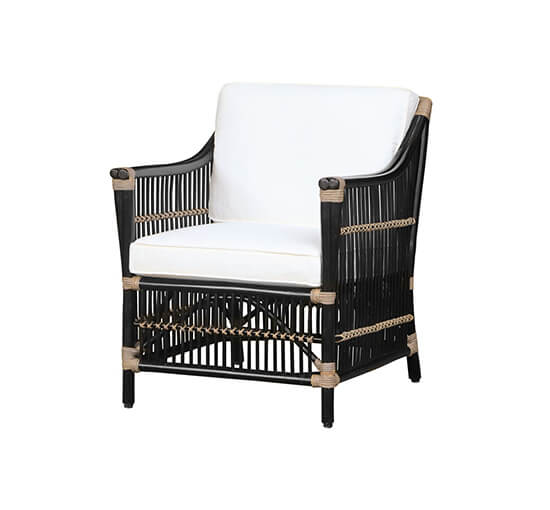 Columbus Armchair Black