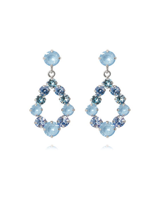 Mini Delia øreringe sky combo rhodium