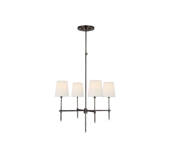 null - Bryant Small Chandelier Antique Brass