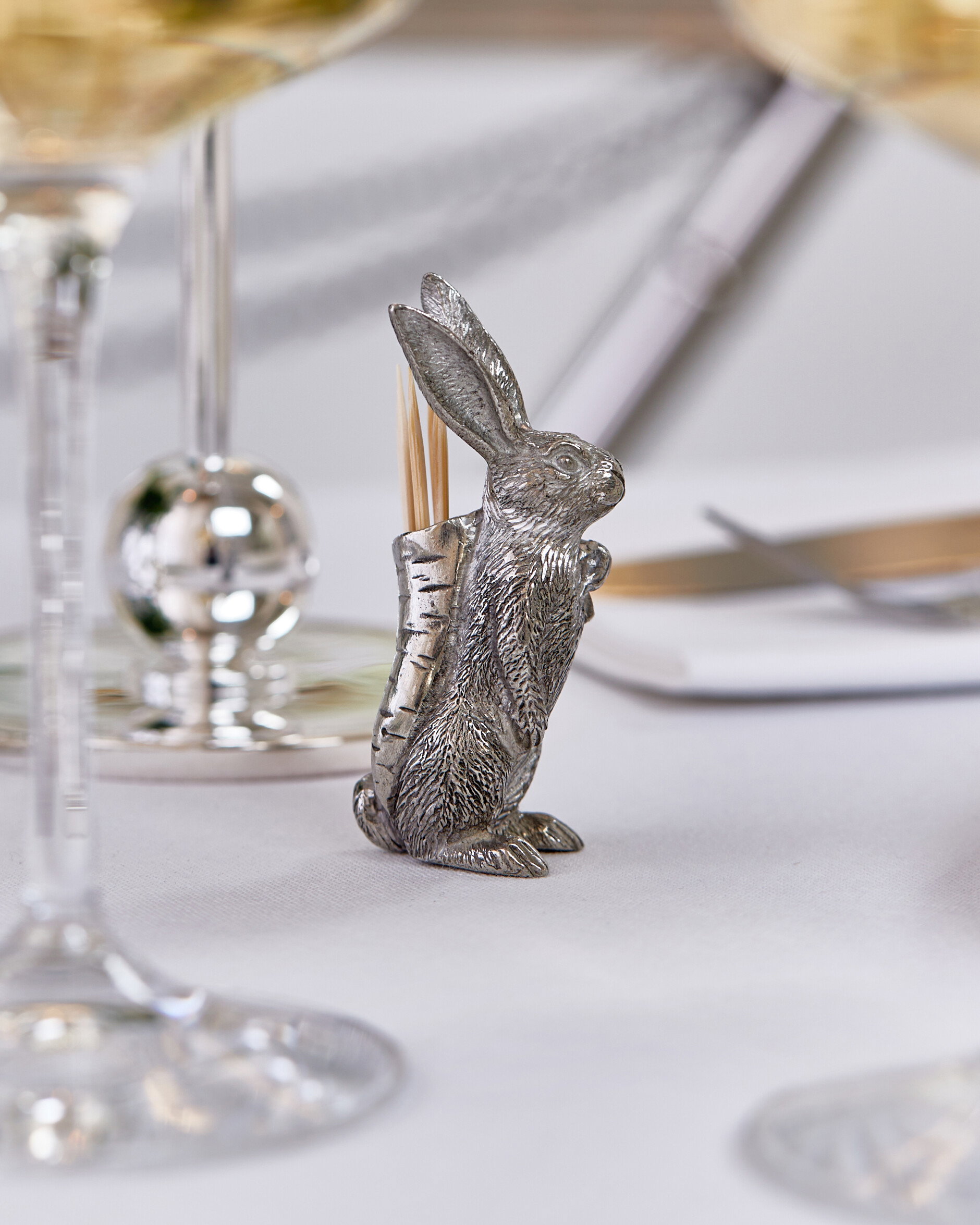 Tannpirkerholder Kanin Tinn